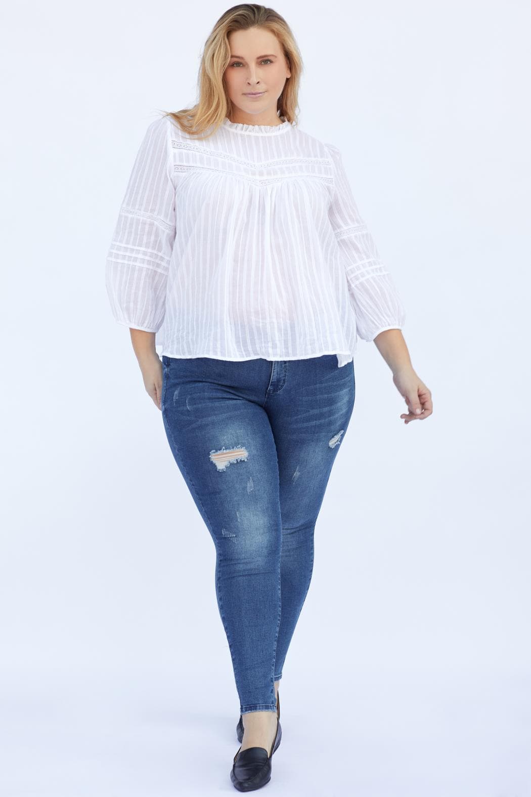 S Midnight Sky Blue Rips