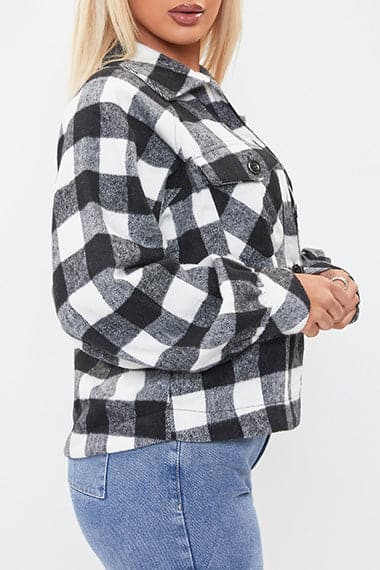 Black White Buffalo Plaid