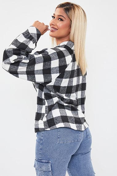 Black White Buffalo Plaid