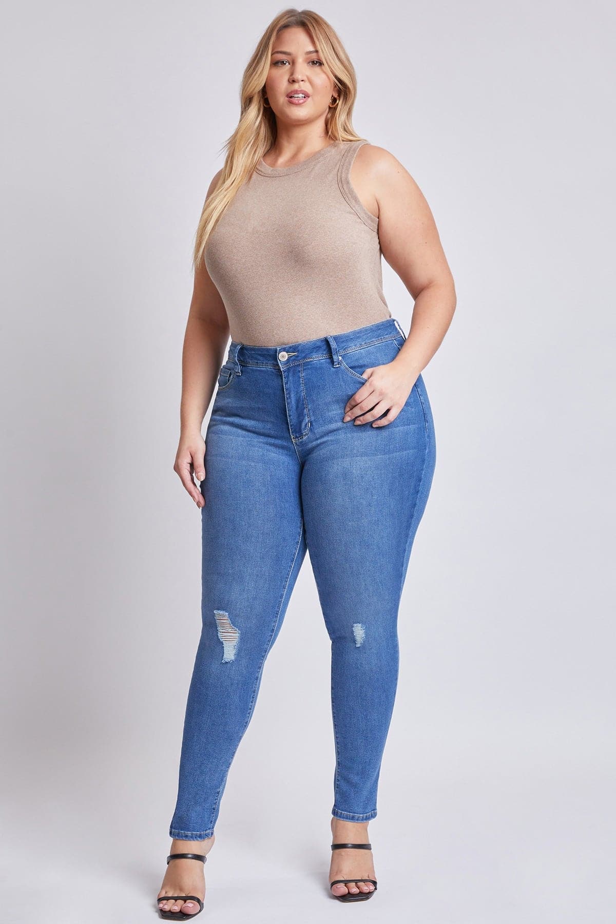 M Medium Blue Rips