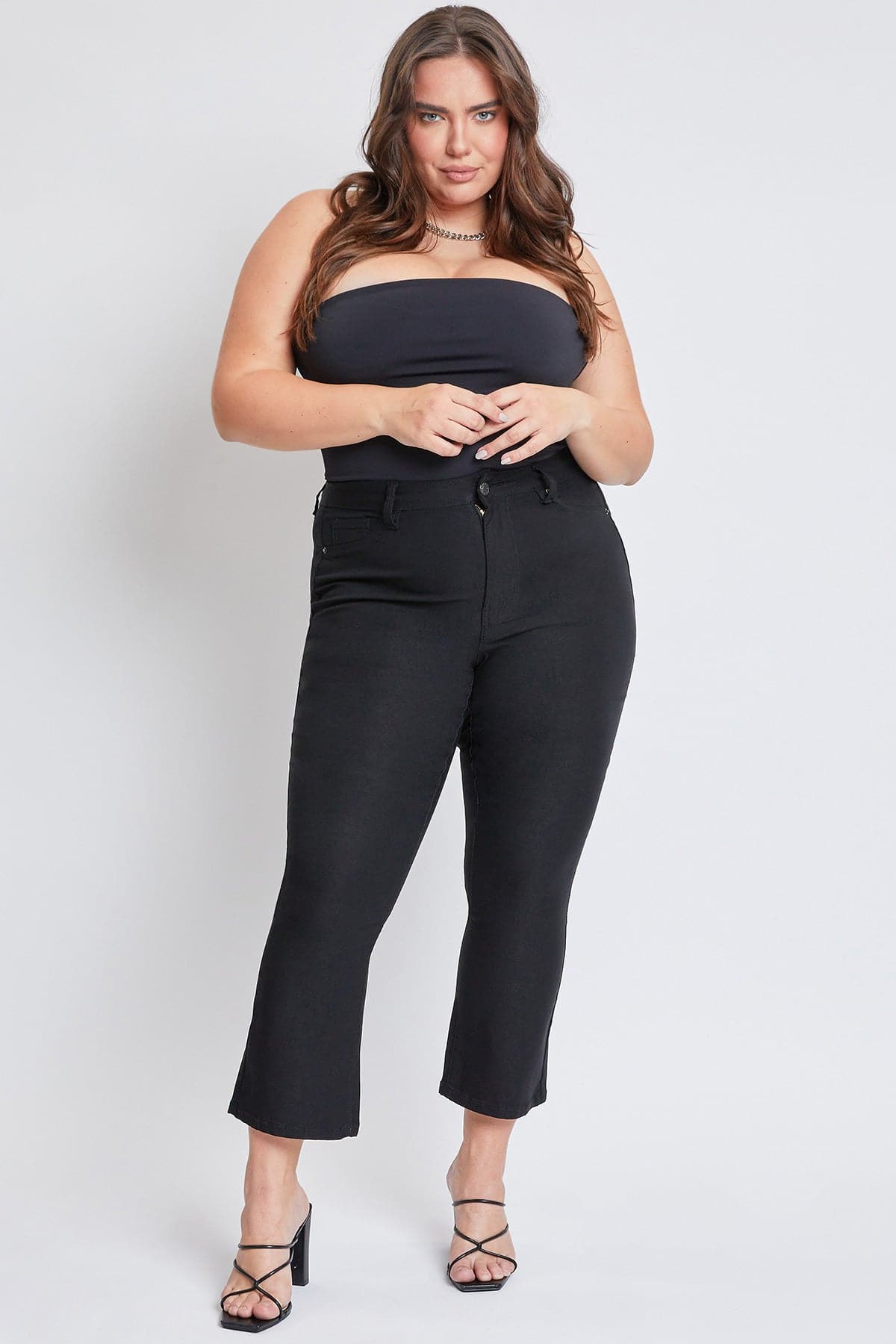 Women´s Plus Hyperstretch Cropped Kick Flare Pants