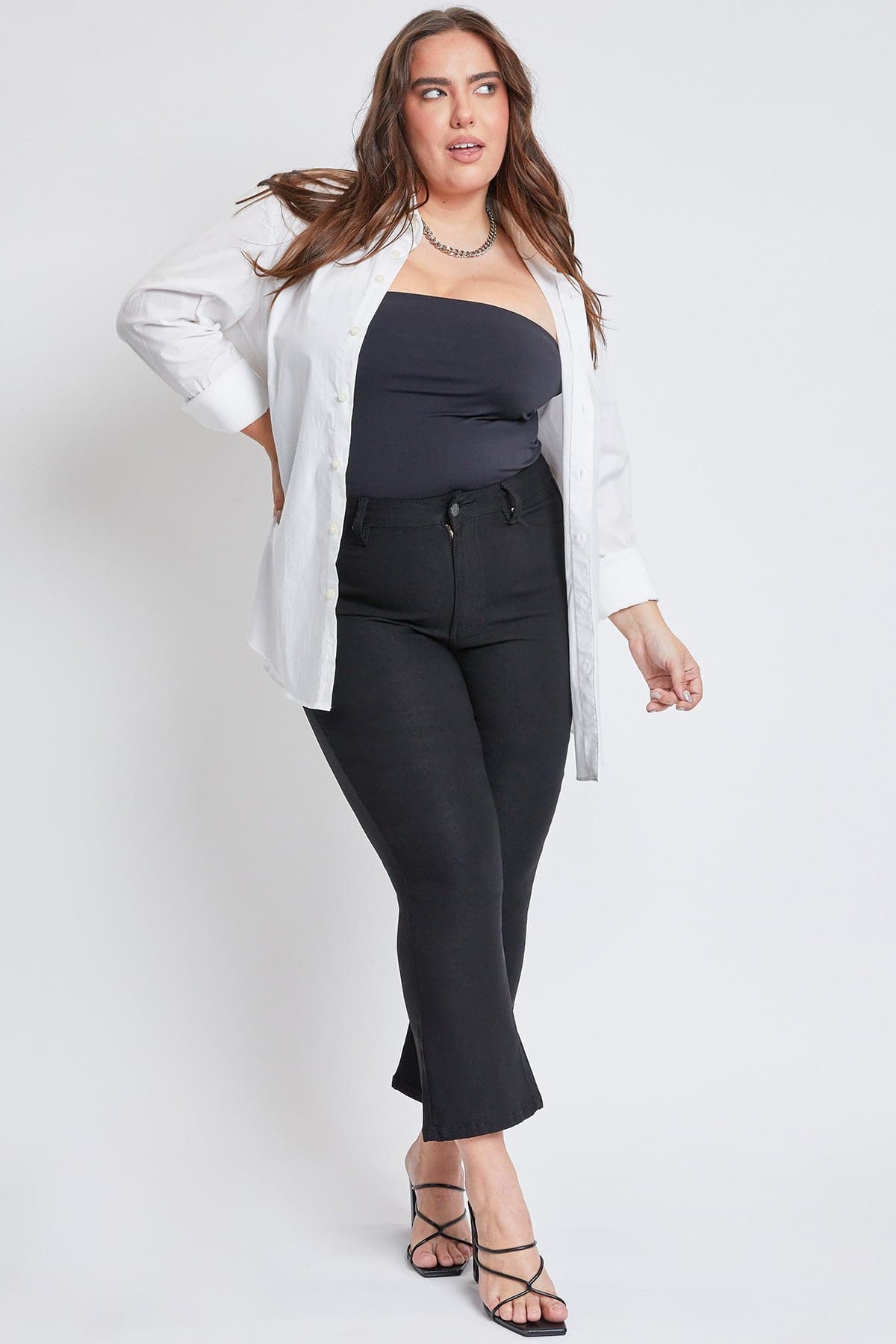 Women´s Plus Hyperstretch Cropped Kick Flare Pants