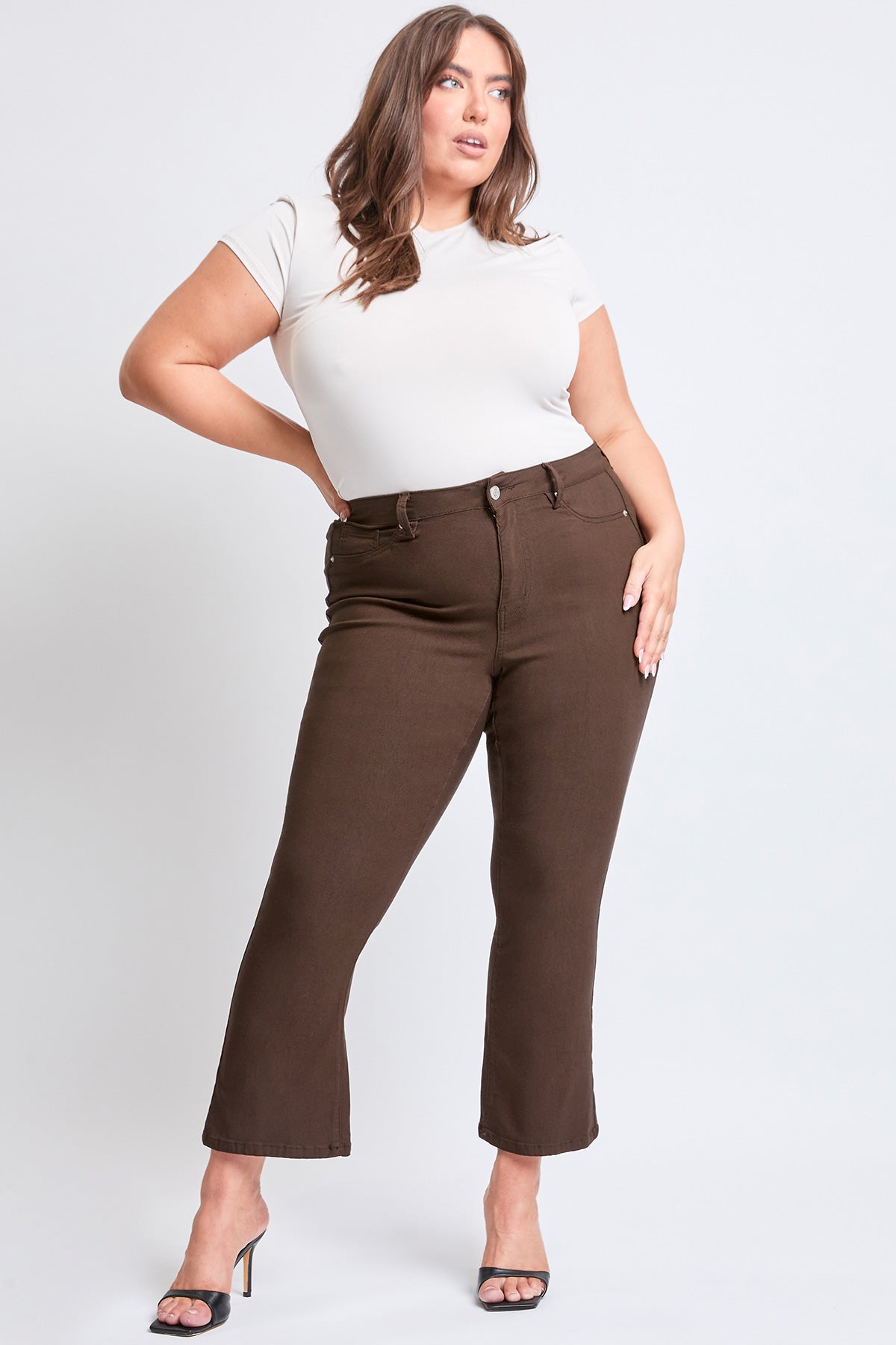 Women´s Plus Hyperstretch Cropped Kick Flare Pants