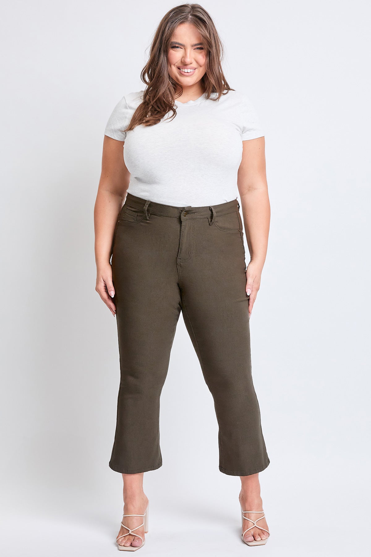 Women´s Plus Hyperstretch Cropped Kick Flare Pants