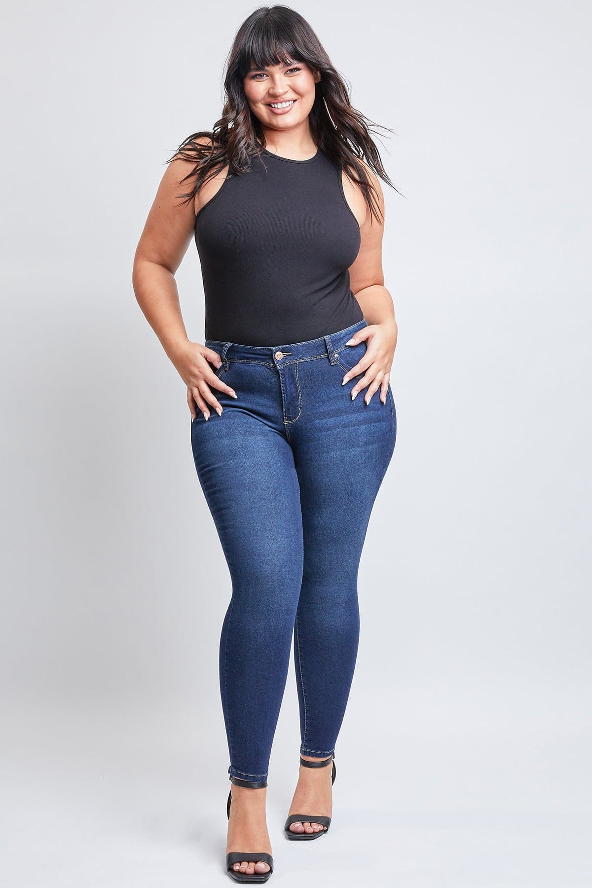 Plus Size Women's Sustainable WannaBettaButt Skinny Jeans