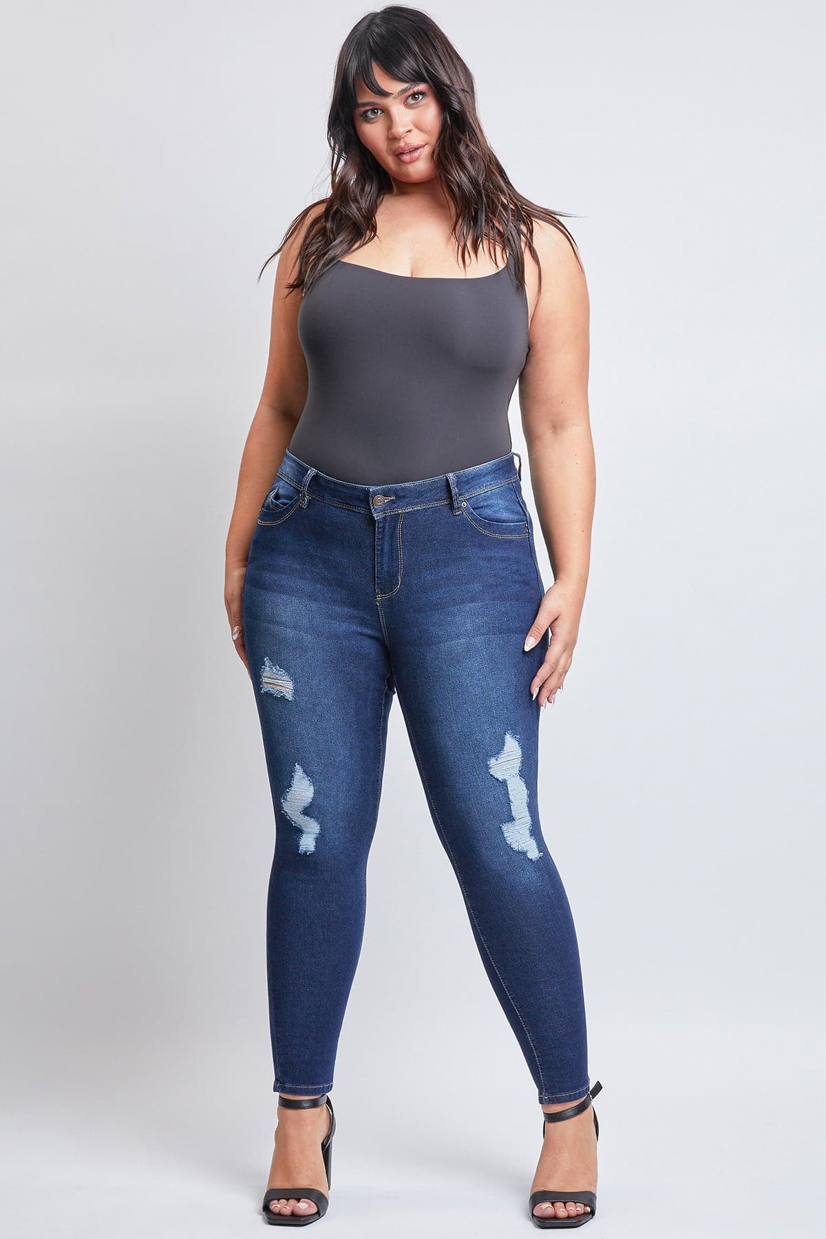 Plus Size Women's Sustainable WannaBettaButt Skinny Jeans