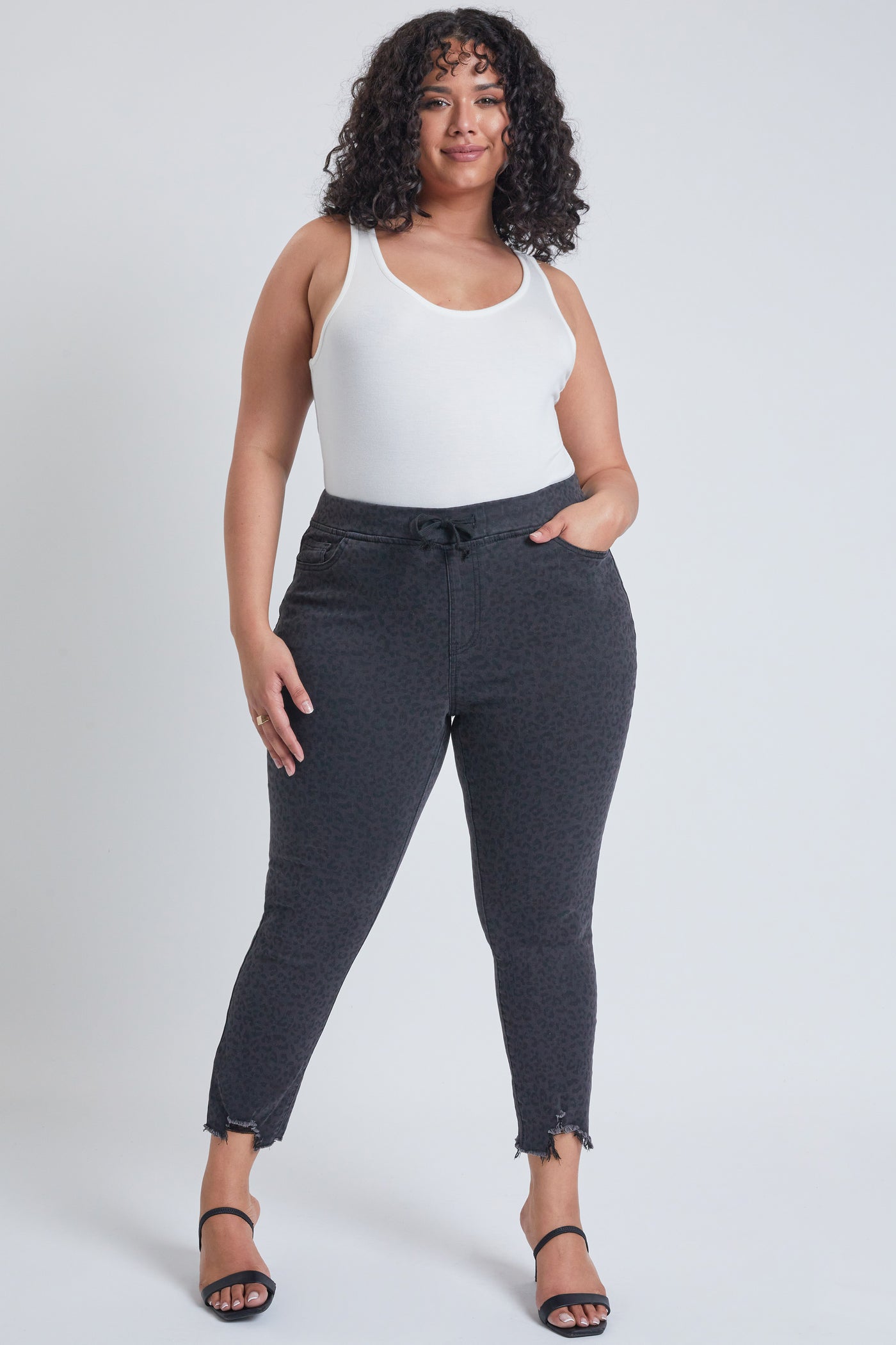 Women's Plus Denim Ankle Jogger