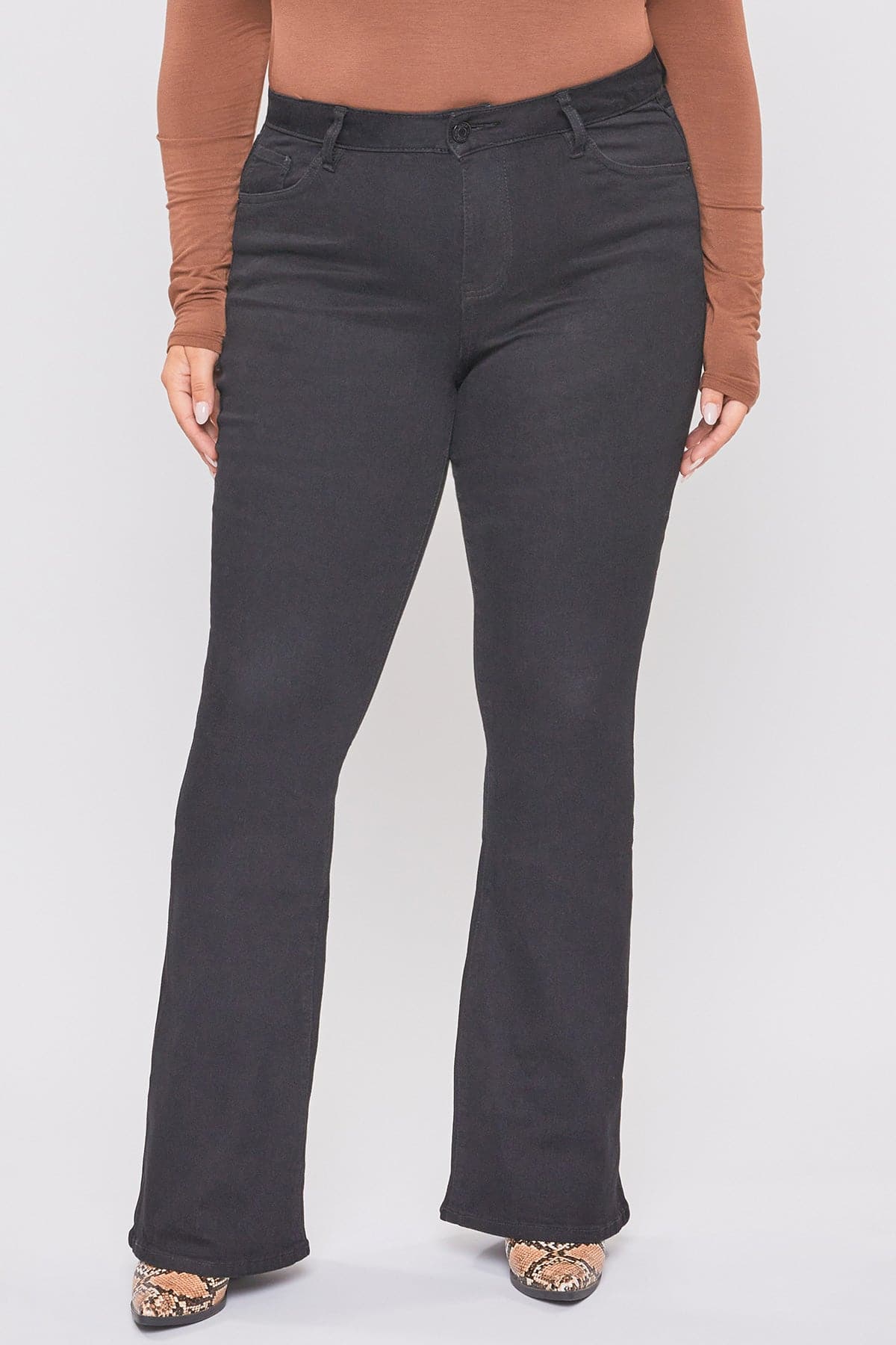 Plus Size Women's Flare Jeans