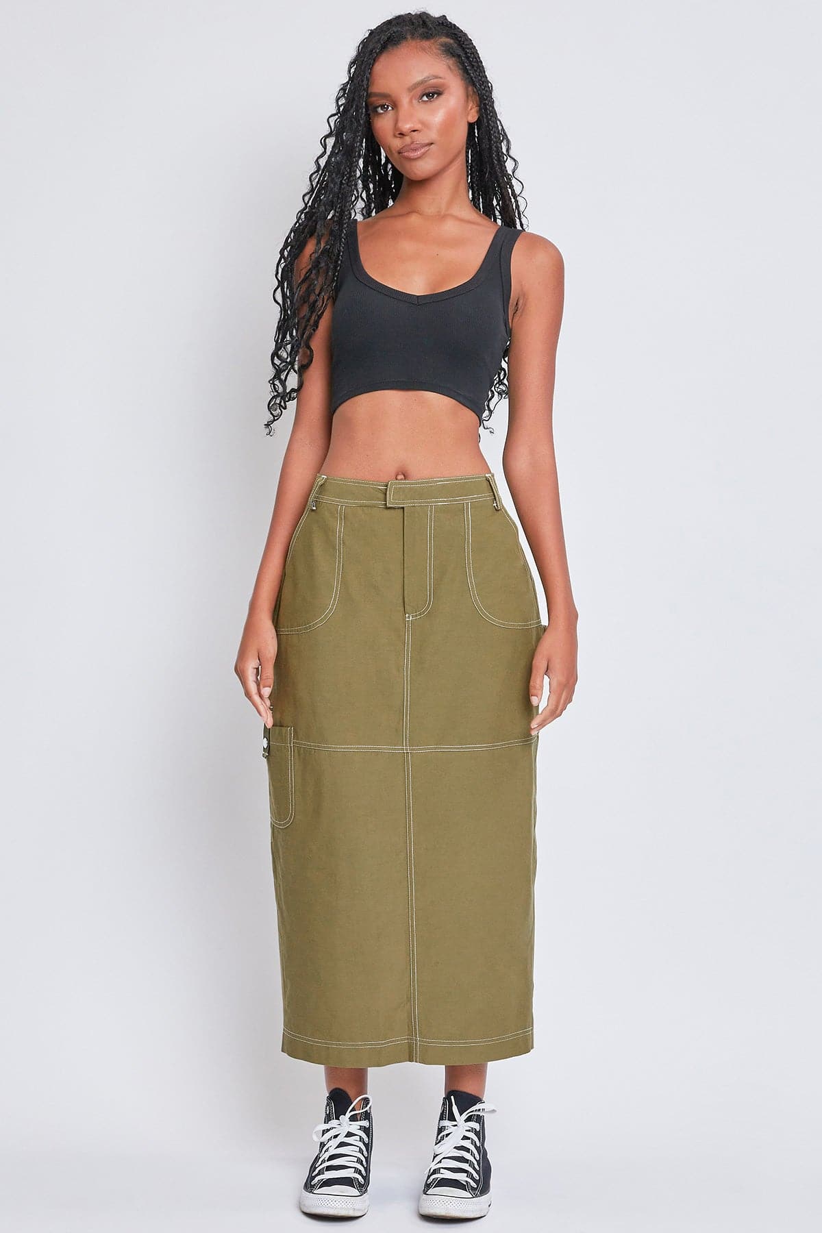 Women's Cargo Maxi Skirt