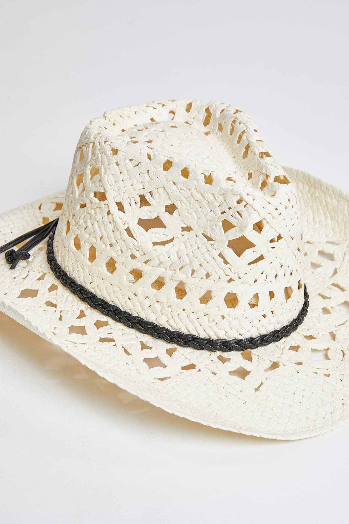 Helena Cream Straw Cowboy Hat