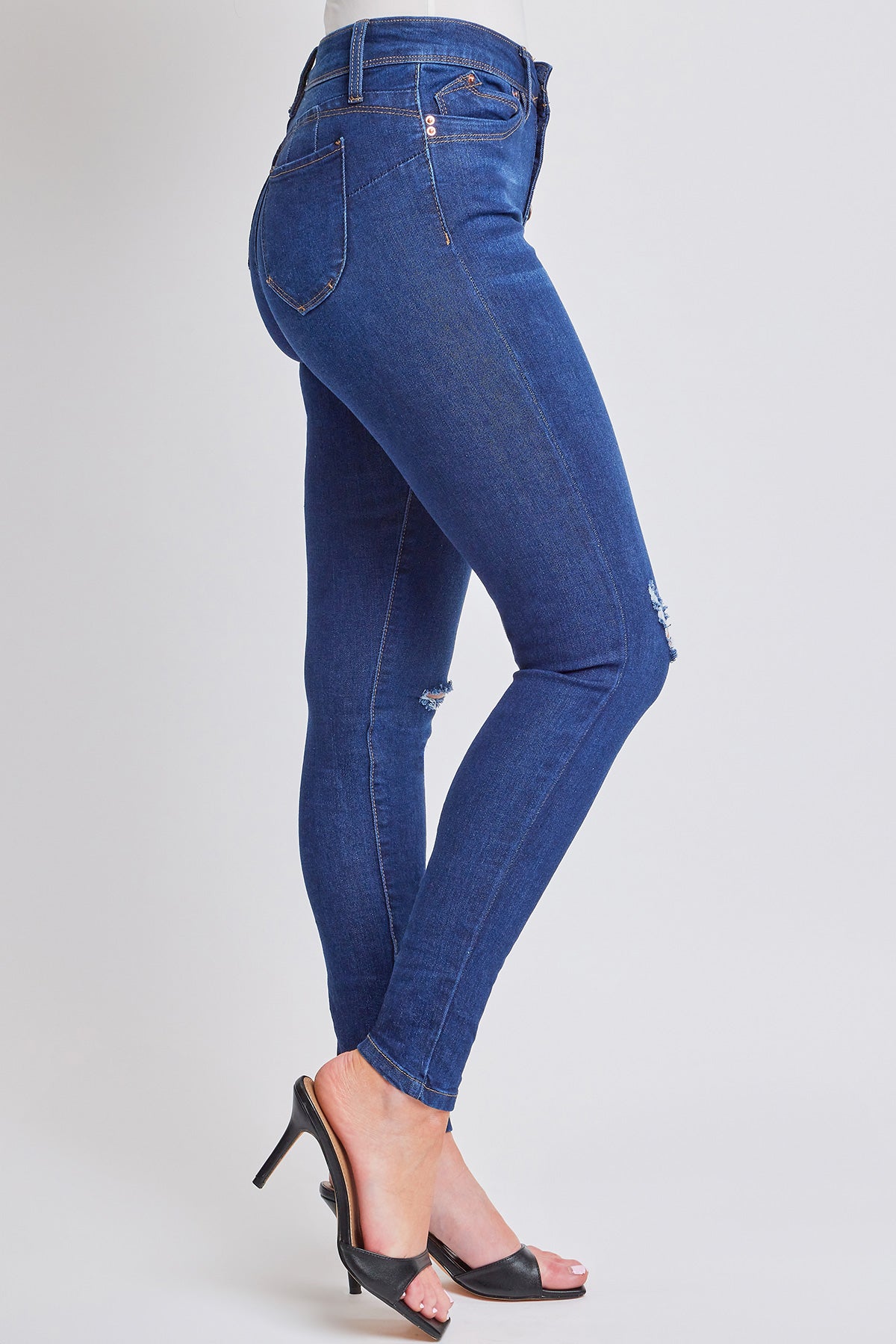 Women's Sustainable WannaBettaButt Button Fly Skinny Jeans