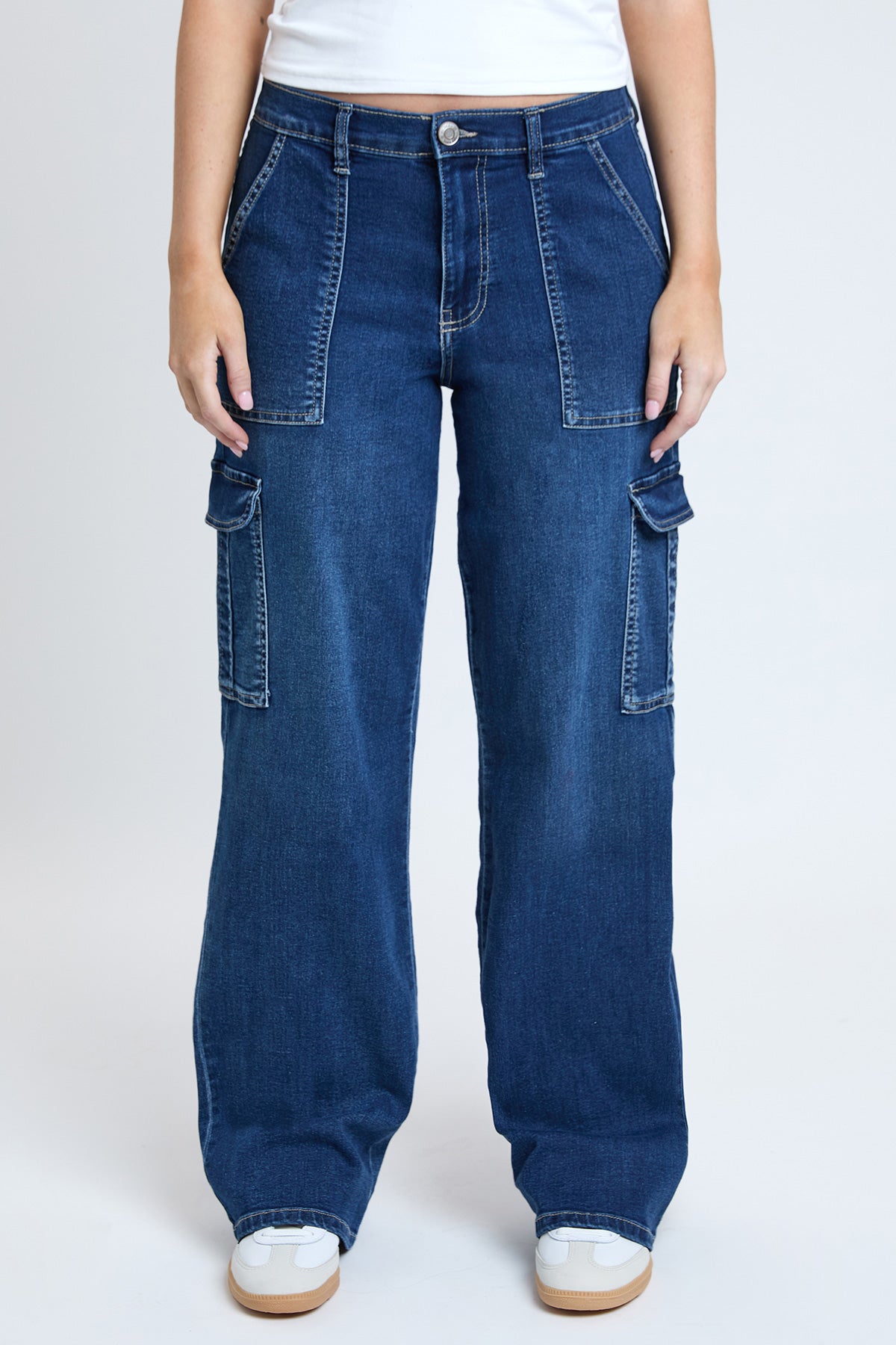 Women’s Elastic Waist Cargo Jean