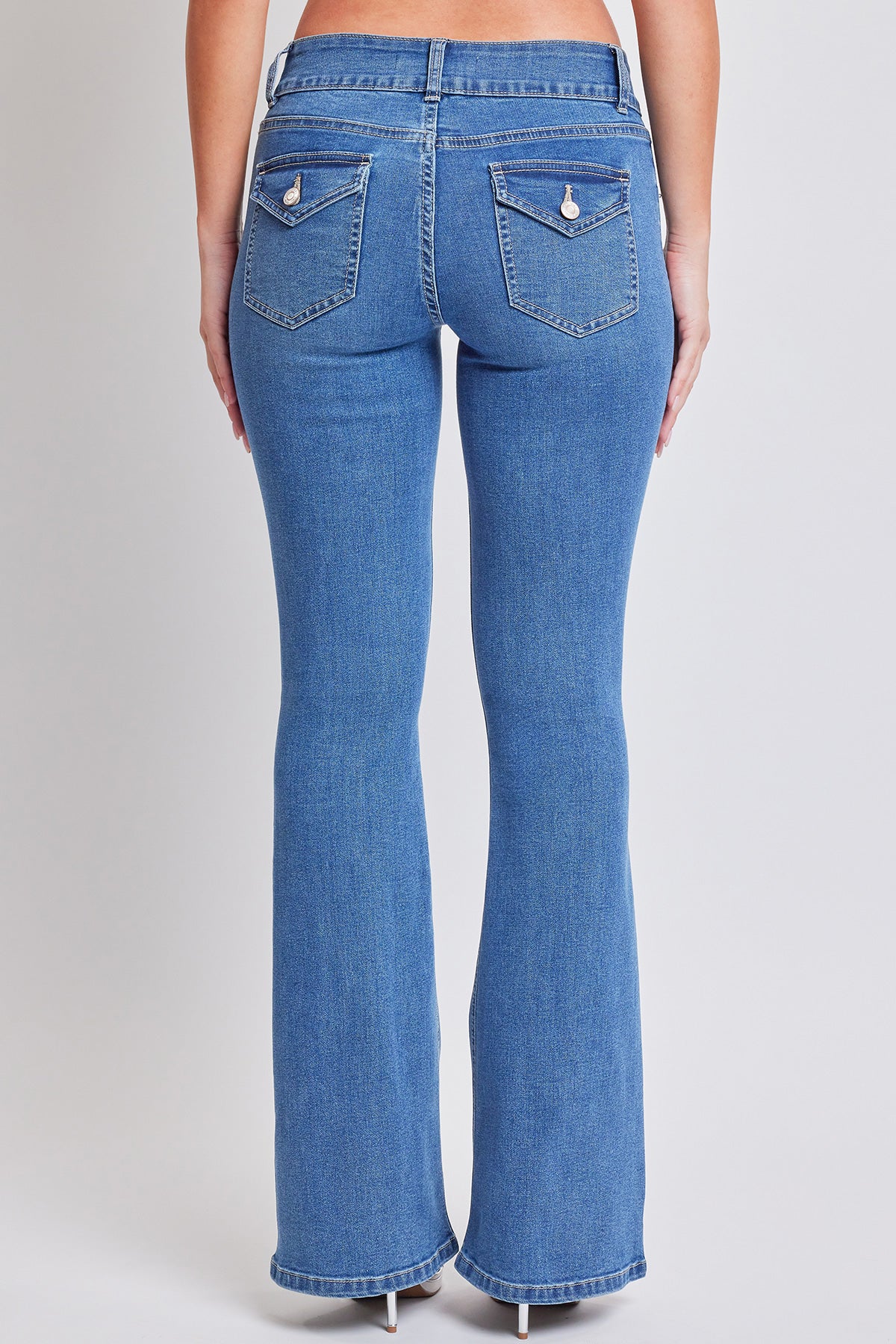 Women's Flare Featuring Flap Back Pocket Jeans