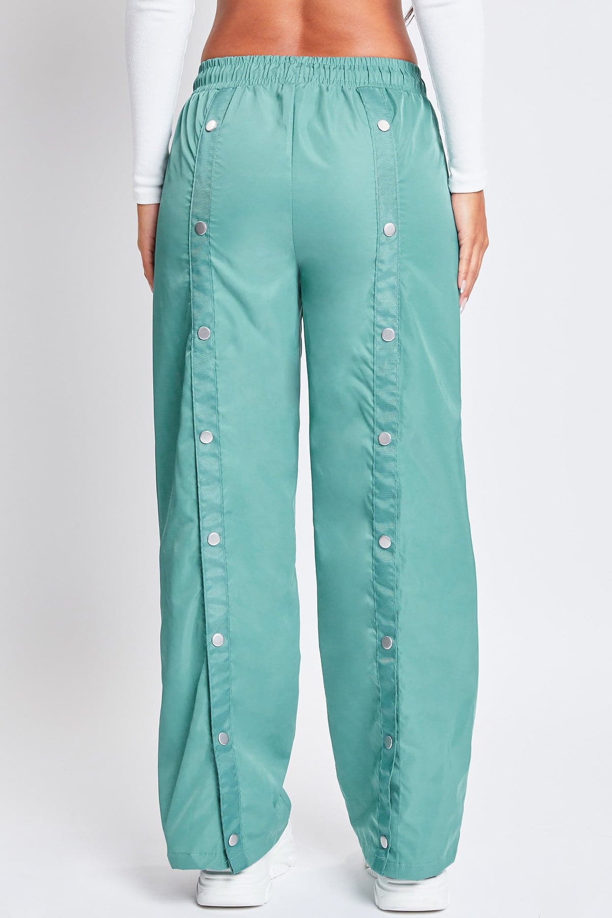 Women's Snap Wide Leg Utility Pants