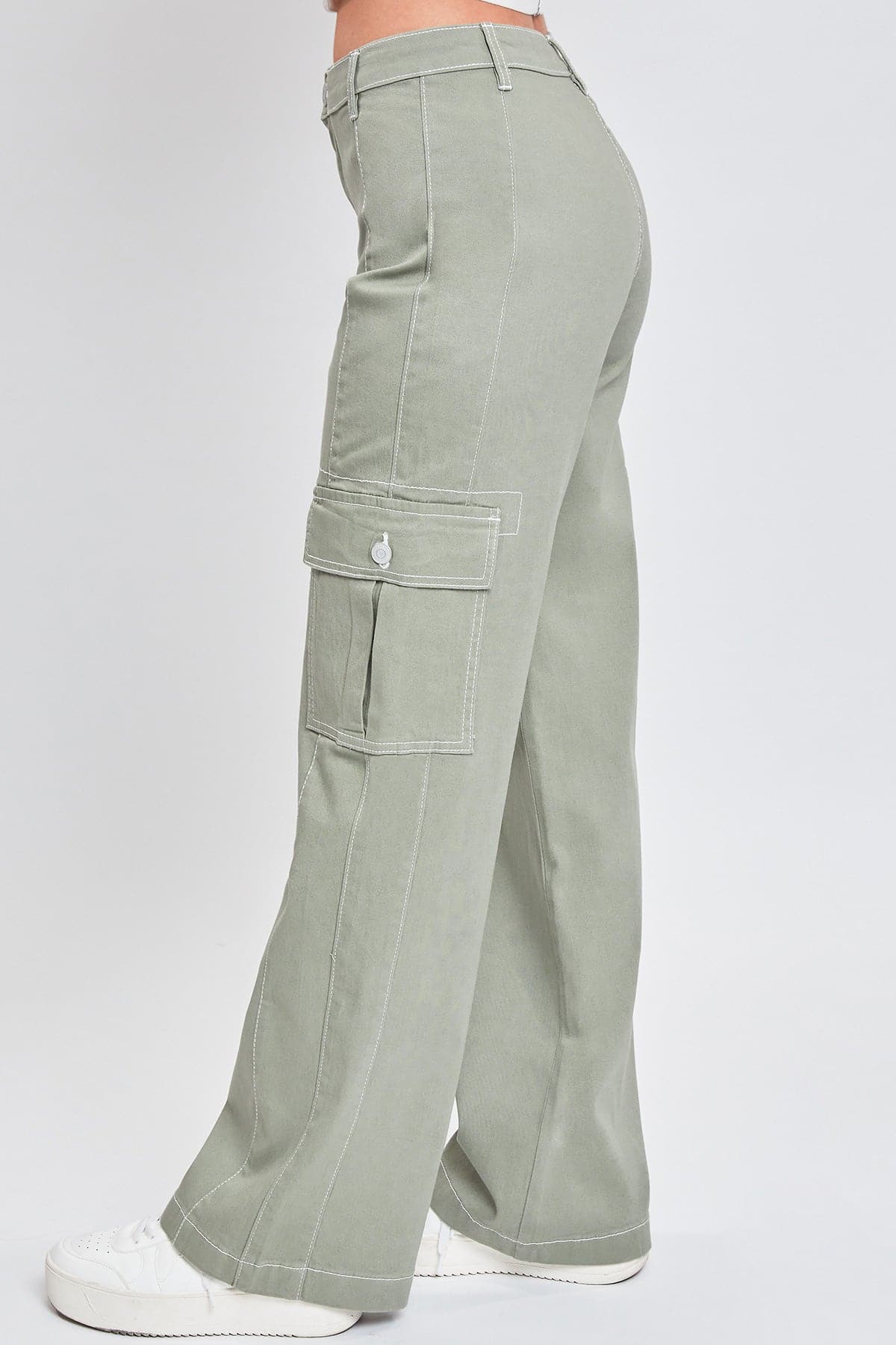 Women's Cargo Pants With Front Seam