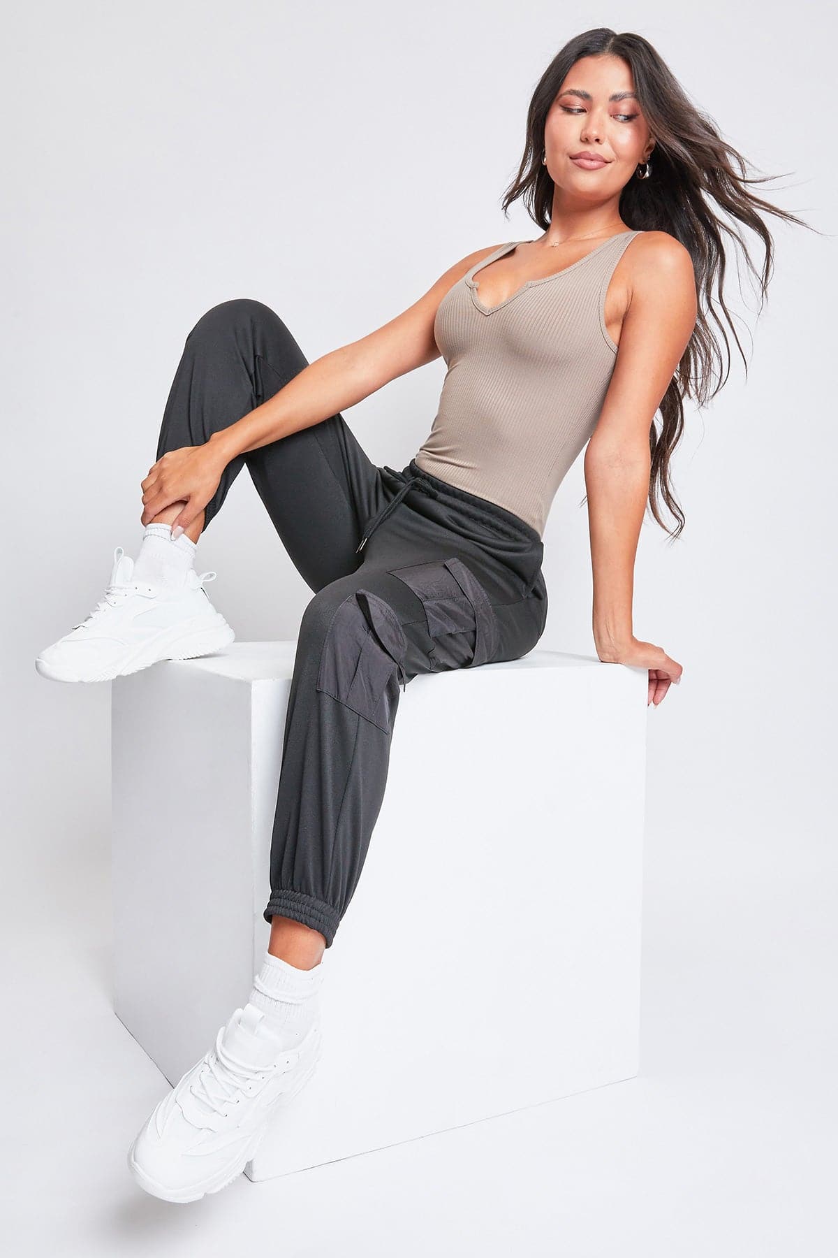 Women's  Joggers with Nylon Pockets