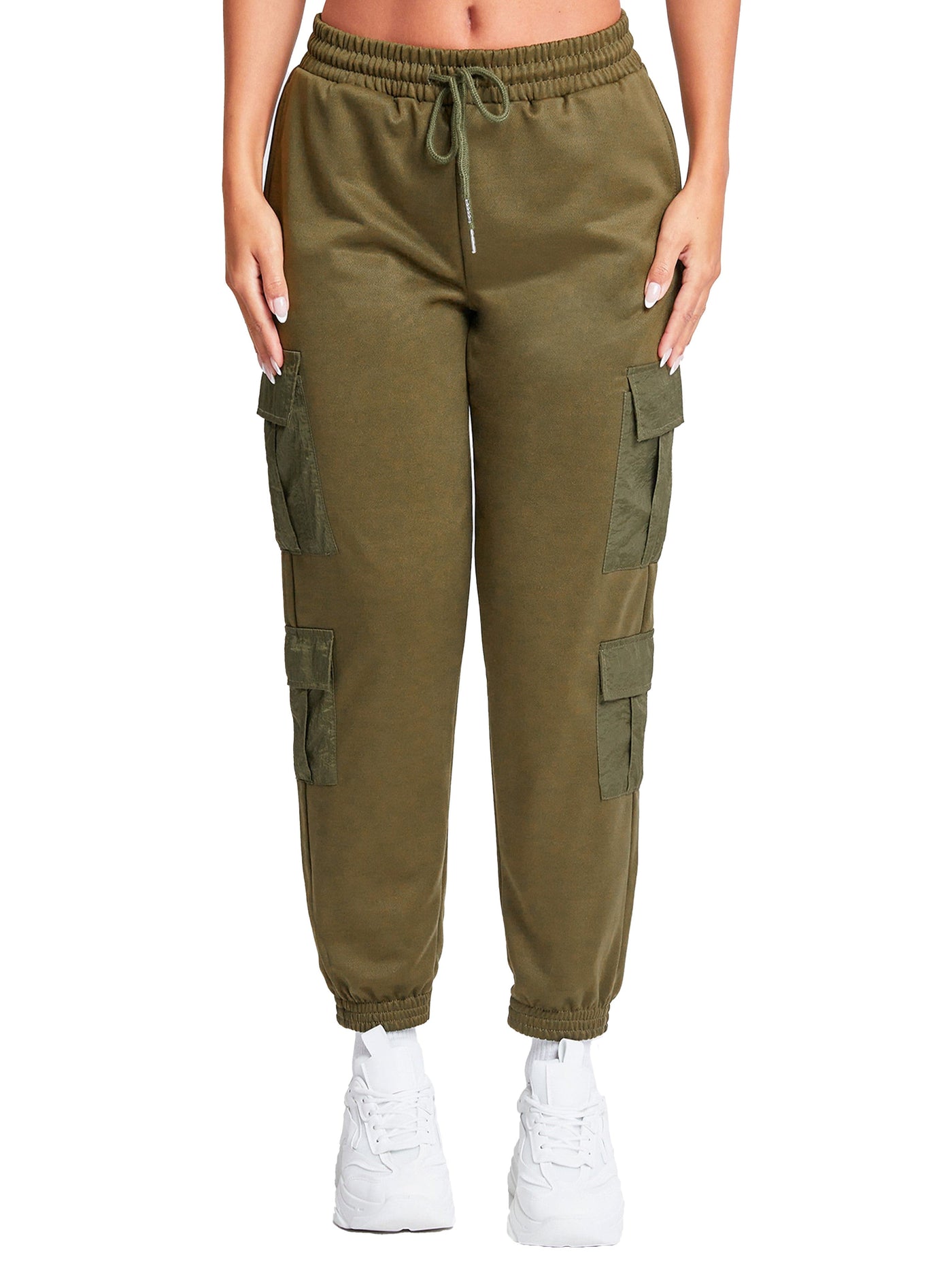 Women's  Joggers with Nylon Pockets