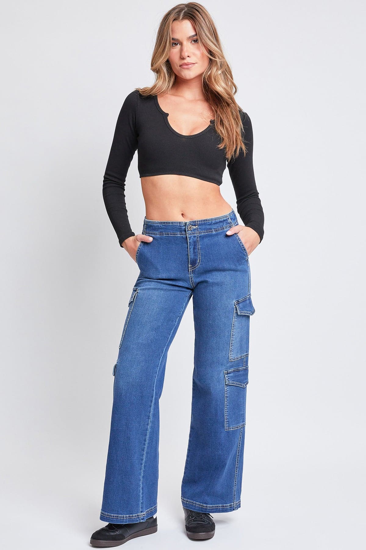 Women’s Wide Leg Double Cargo Jean