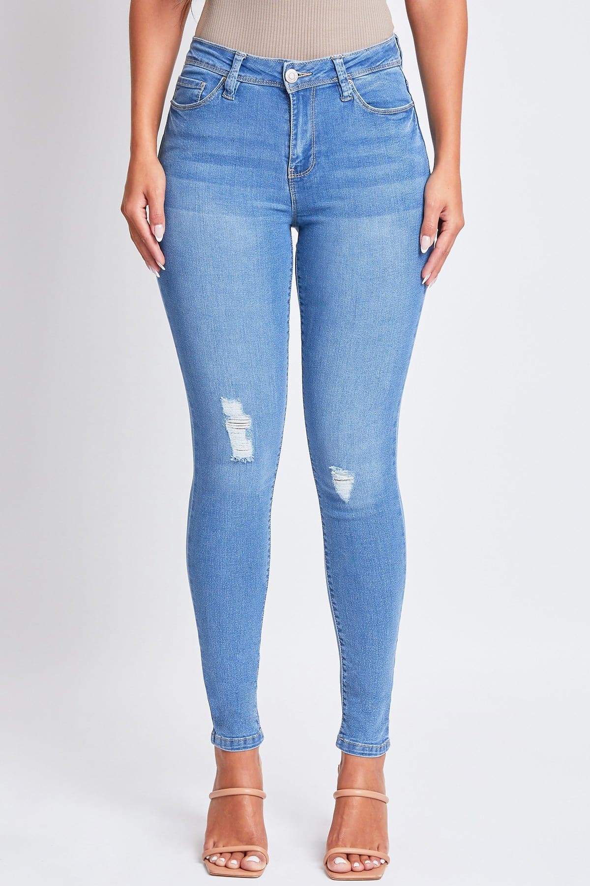 Women's Essential Sustainable Distressed Skinny Jeans