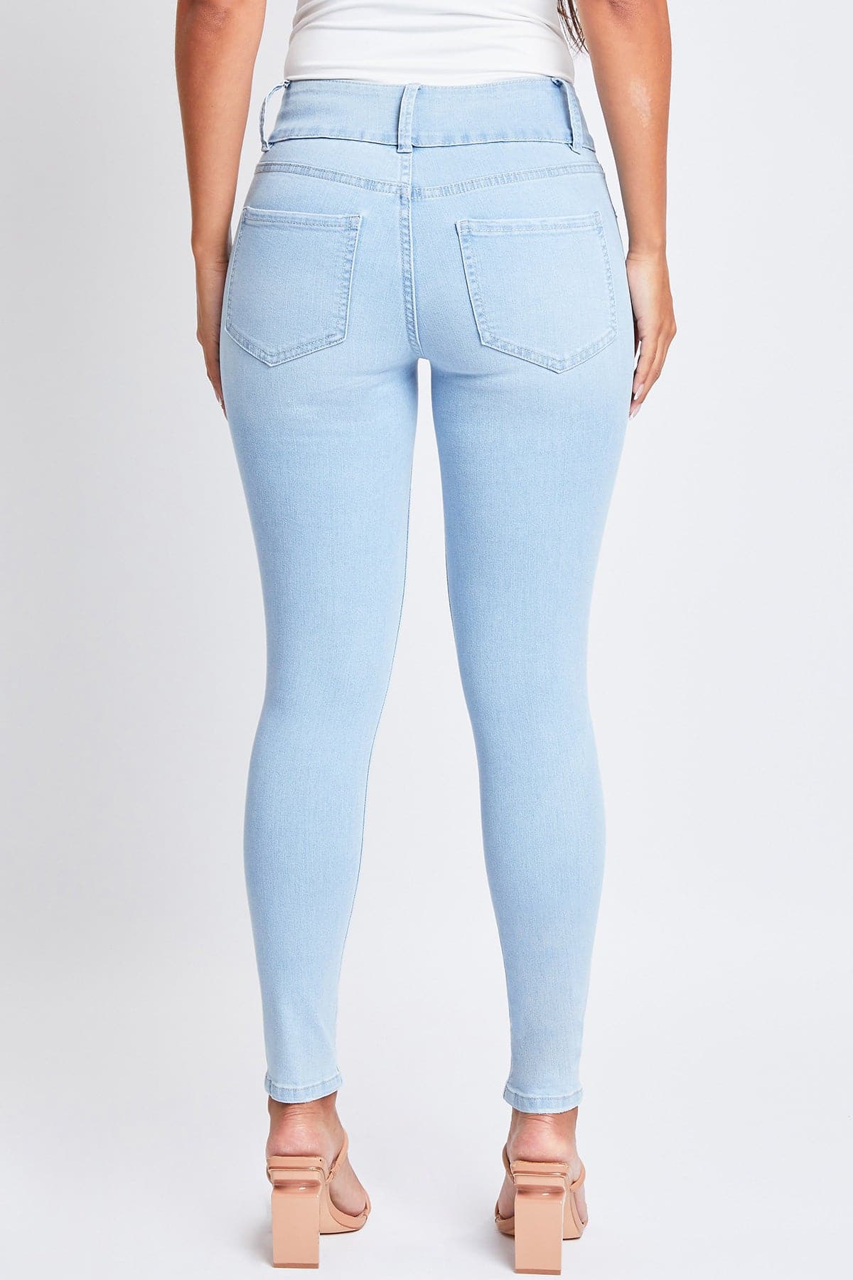L Warm Light Blue Rips