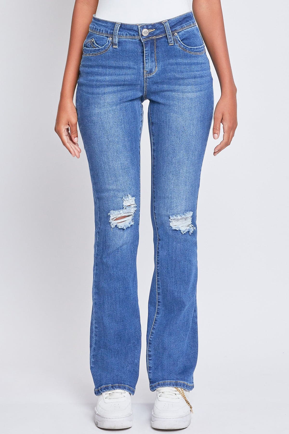 Women's WannaBettaButt Mid-Rise Bootcut Jeans