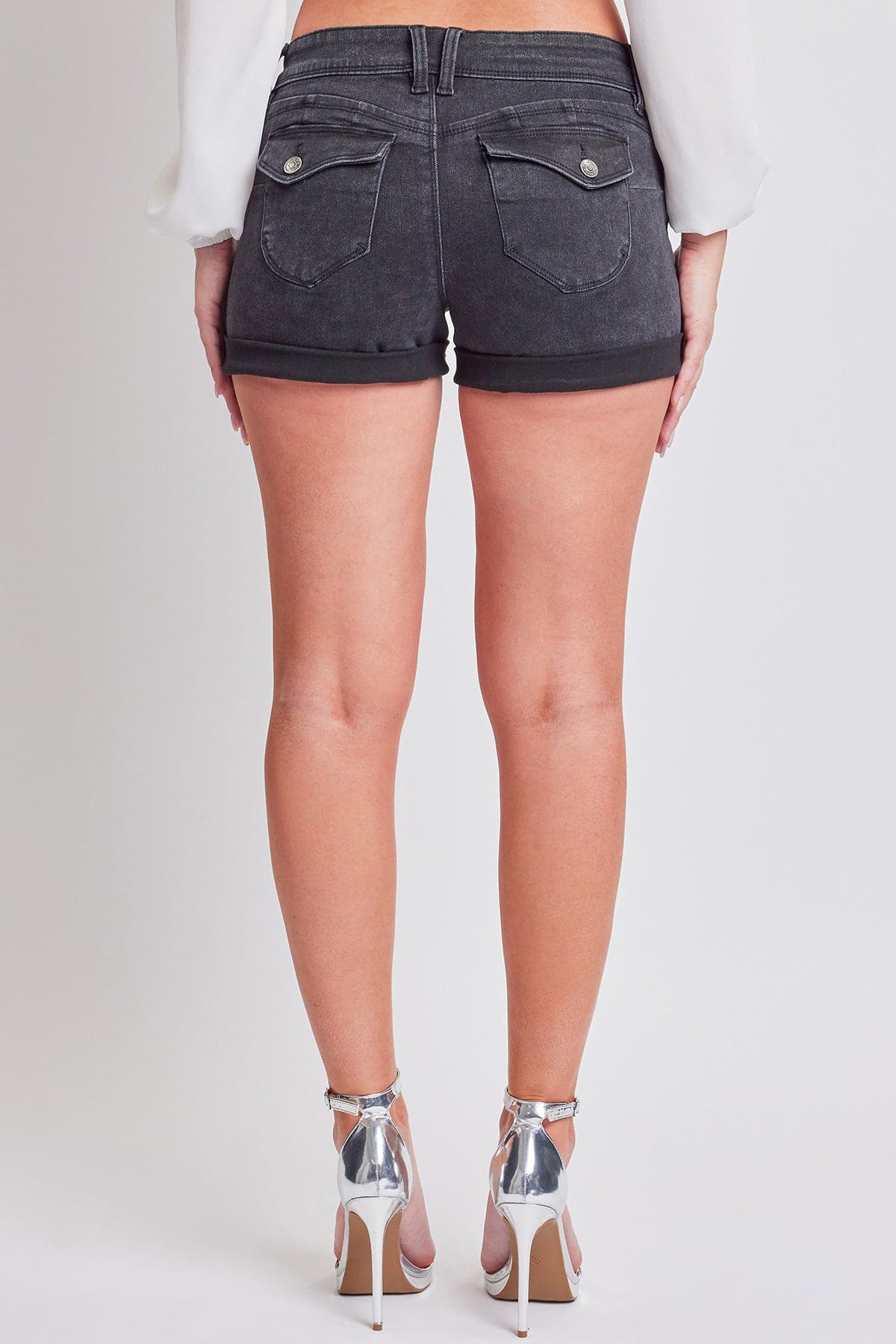 Women's WannaBettaButt Cuffed Denim Shorts