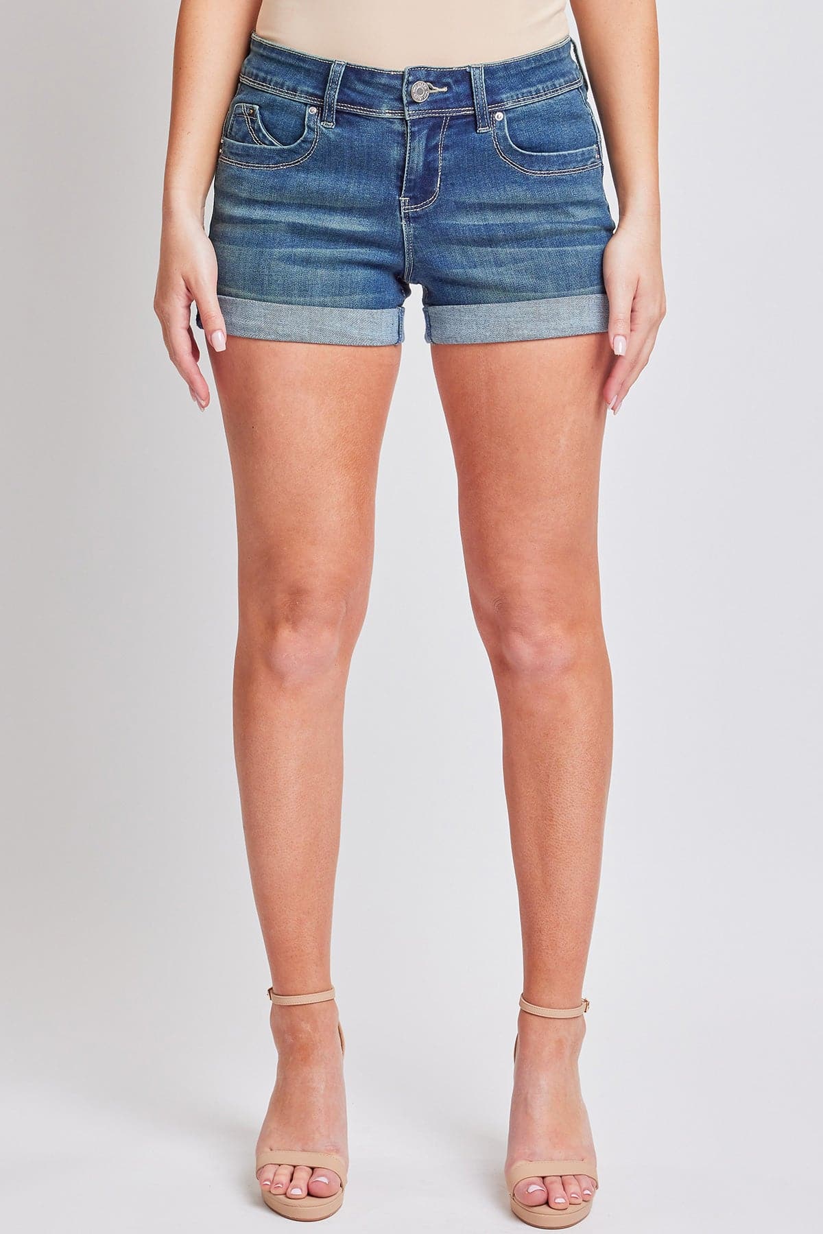 Women's WannaBettaButt Cuffed Denim Shorts