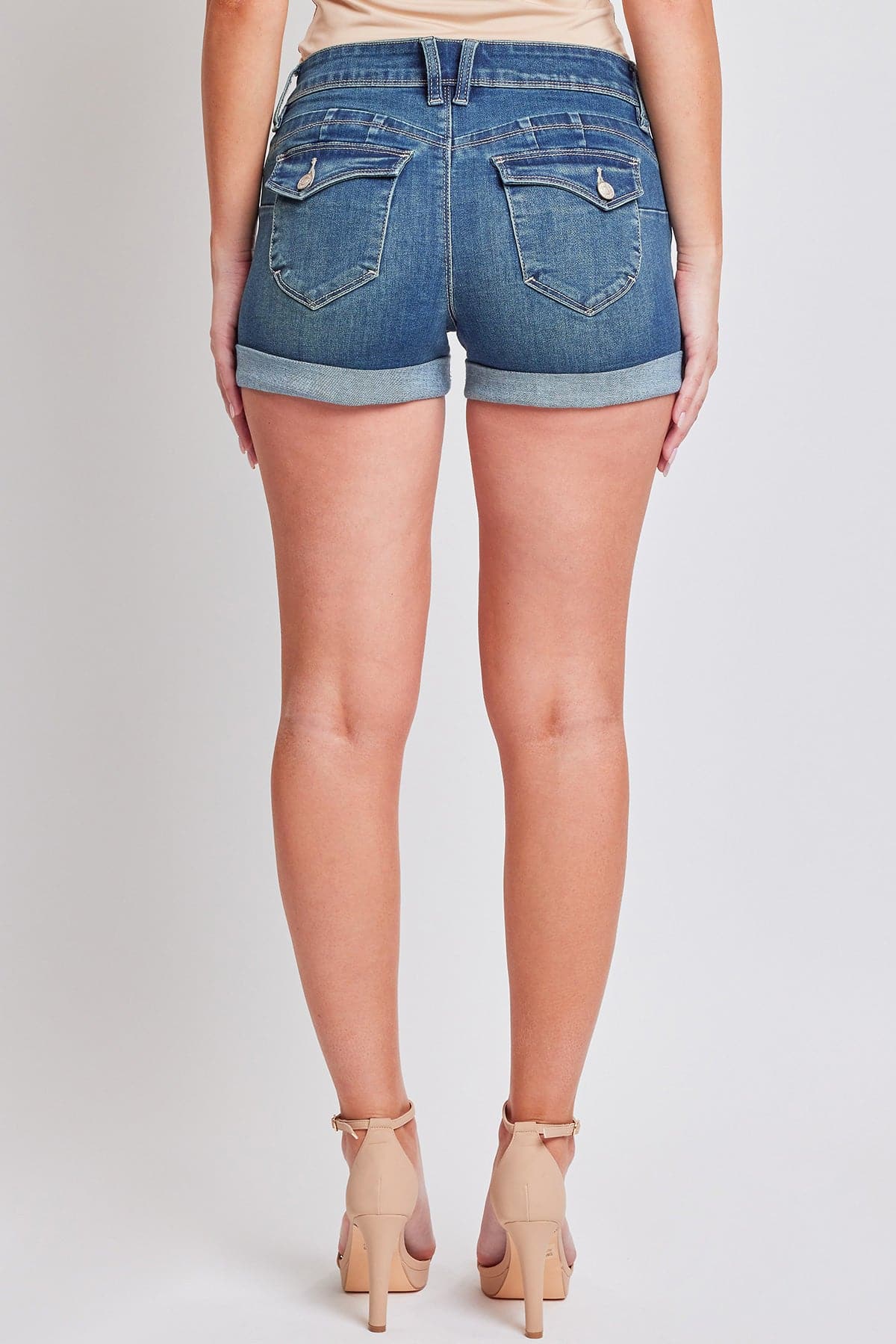 Women's WannaBettaButt Cuffed Denim Shorts