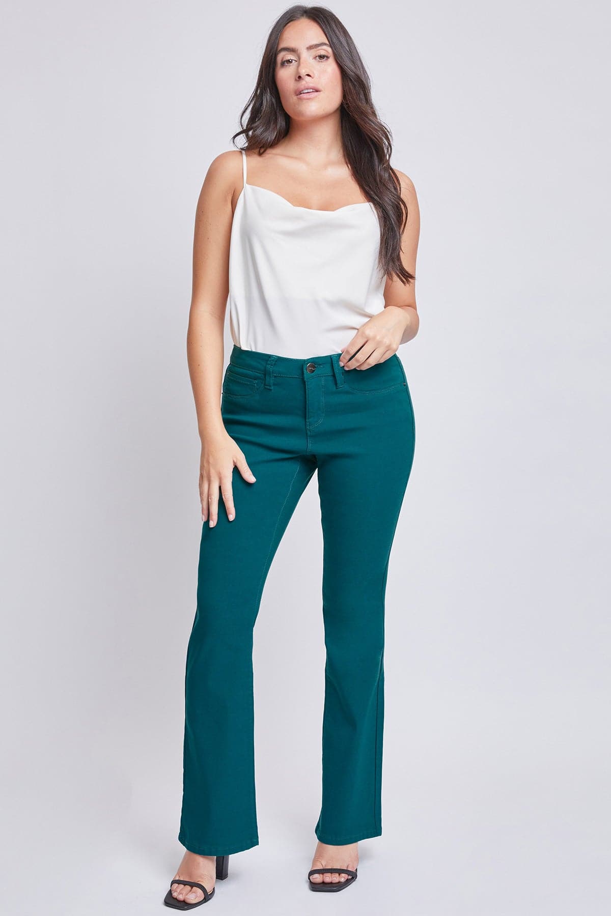 Women's Hyperstretch Bootcut Pants, Emerald