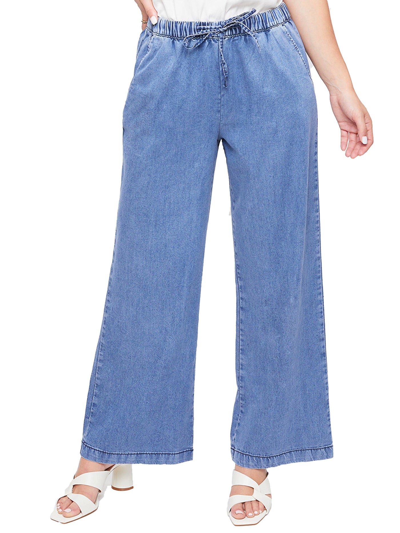 Women's Drawstring Wide Pants