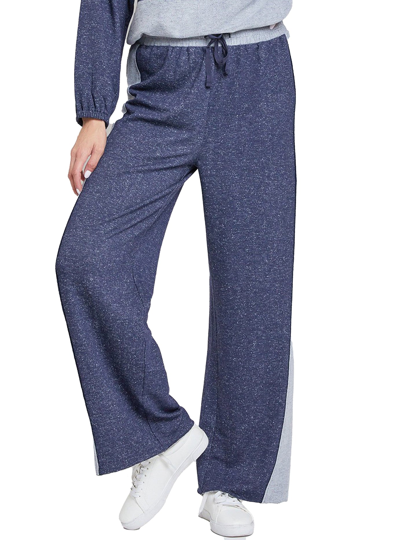 Women's Pull On Wide Leg Pant with Raw Edge Hem