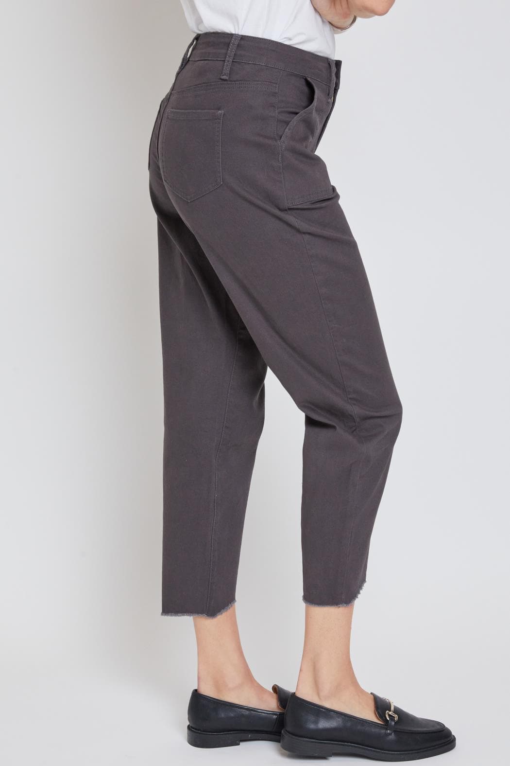 Women's Pork Chop Pocket Pants With Dog Bite Hem