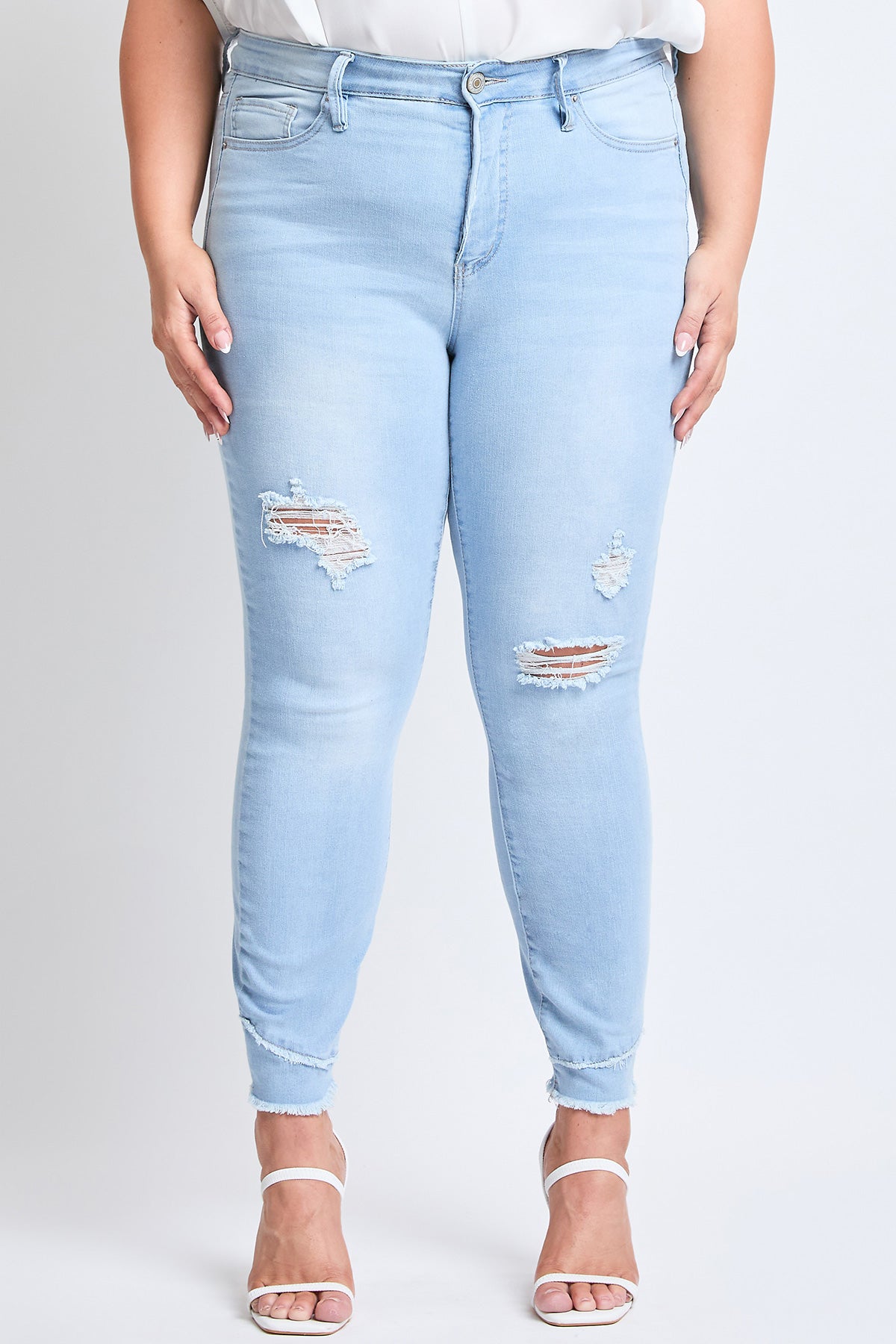 L Light Blue Rips