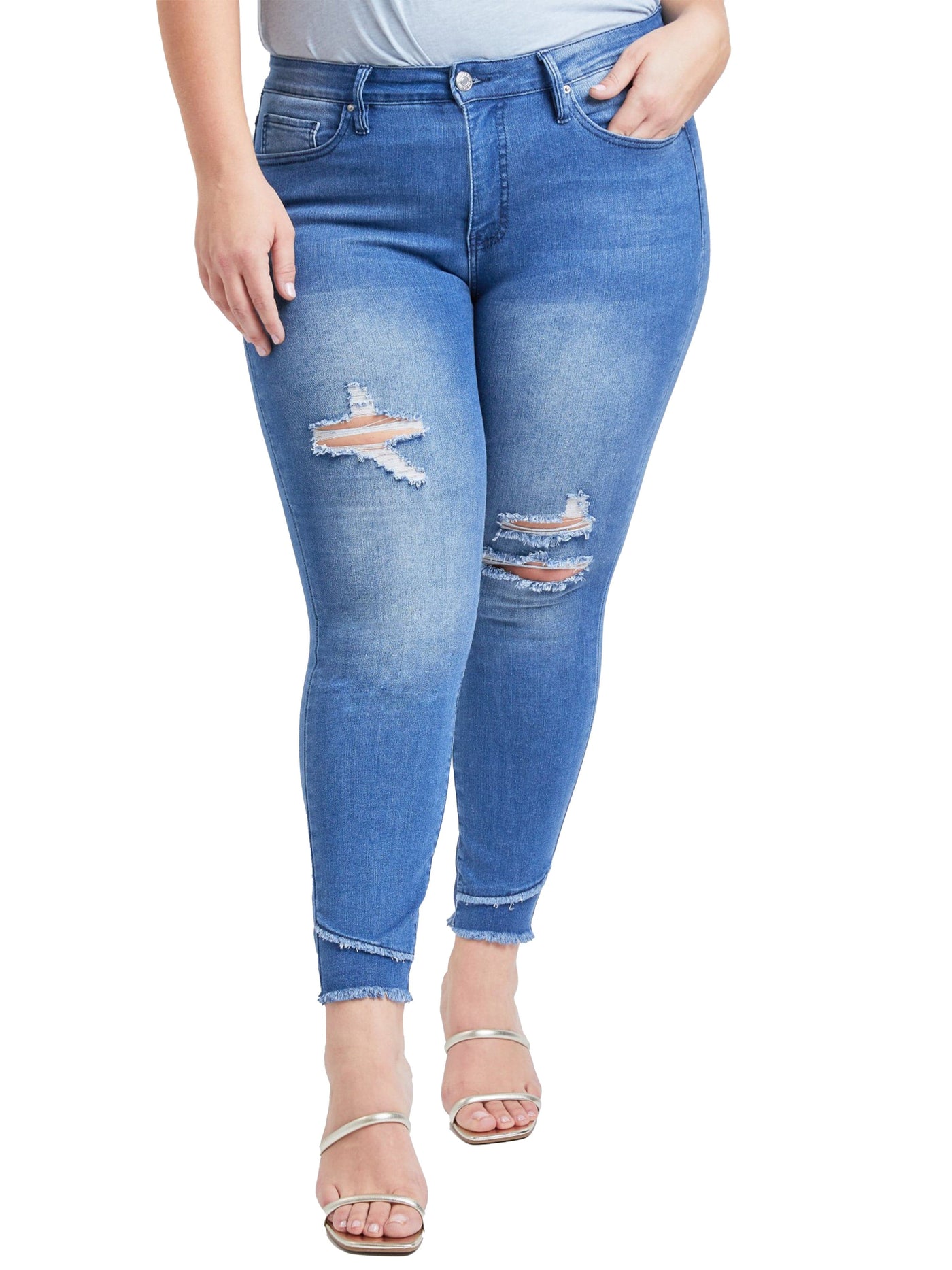 M Medium Blue Rips