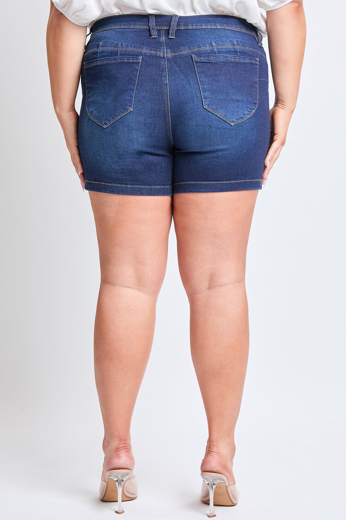 Women's Plus Size Sustainable WannaBettaButt Side Slit Hem Shorts