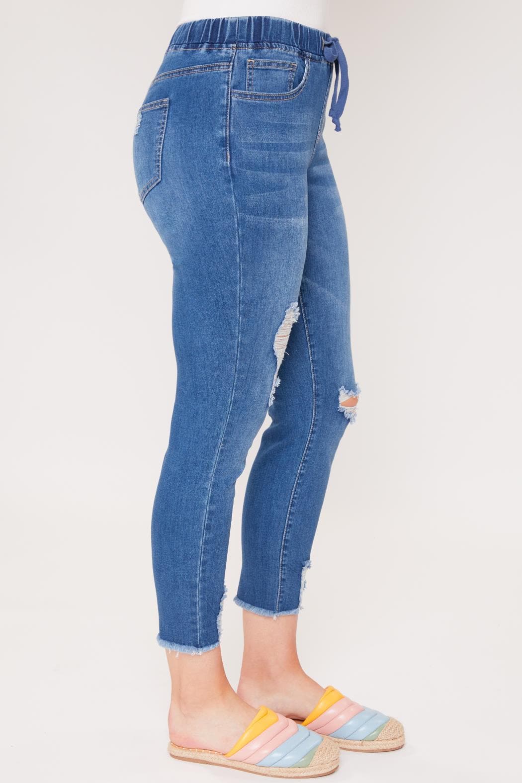 M Warm Medium Blue Rips