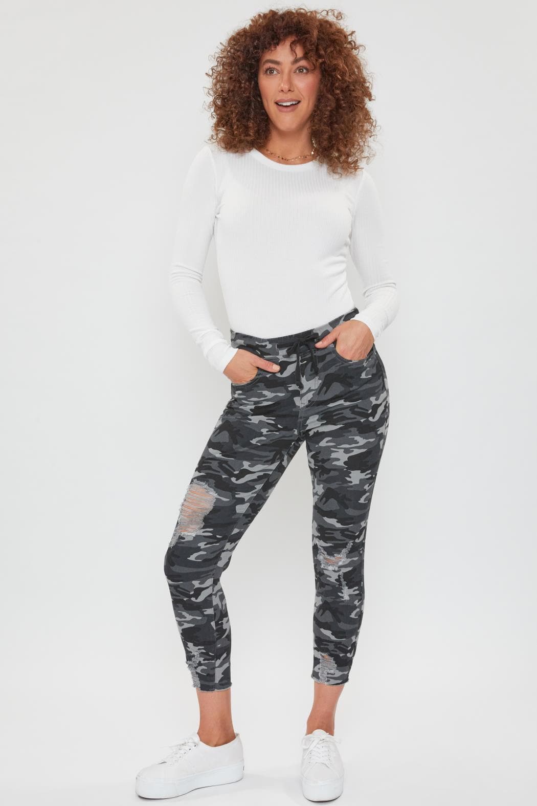 Women Petite High Rise Jogger Pp961121