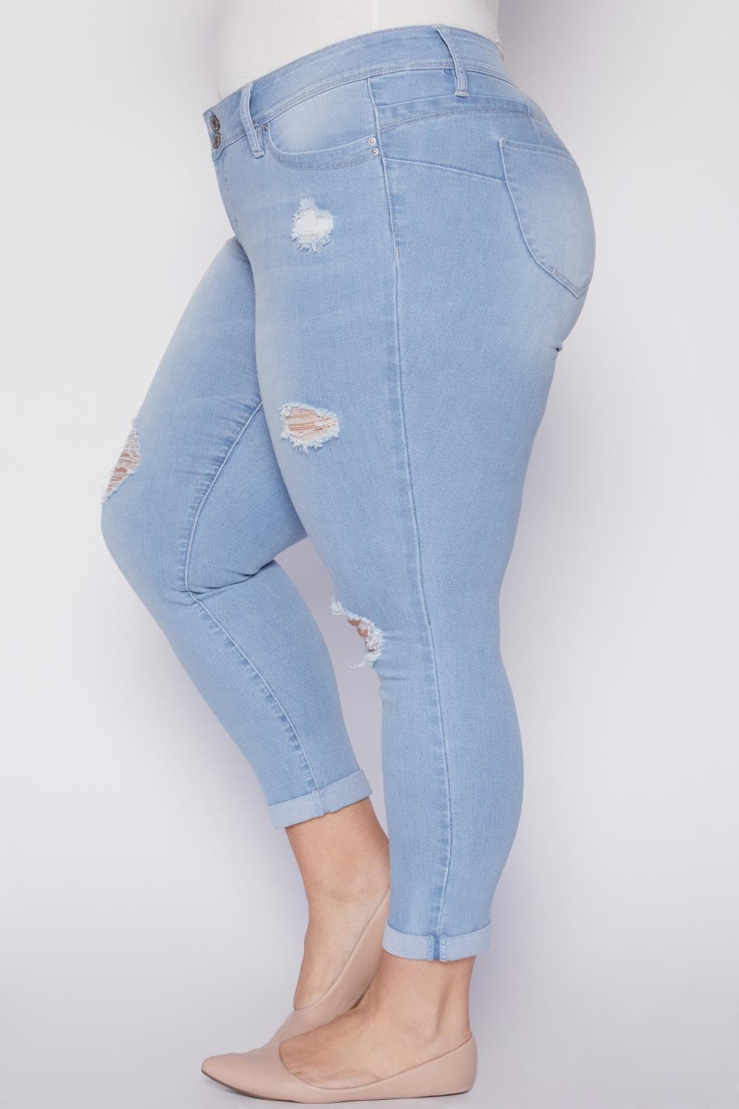 L Light Blue Rips