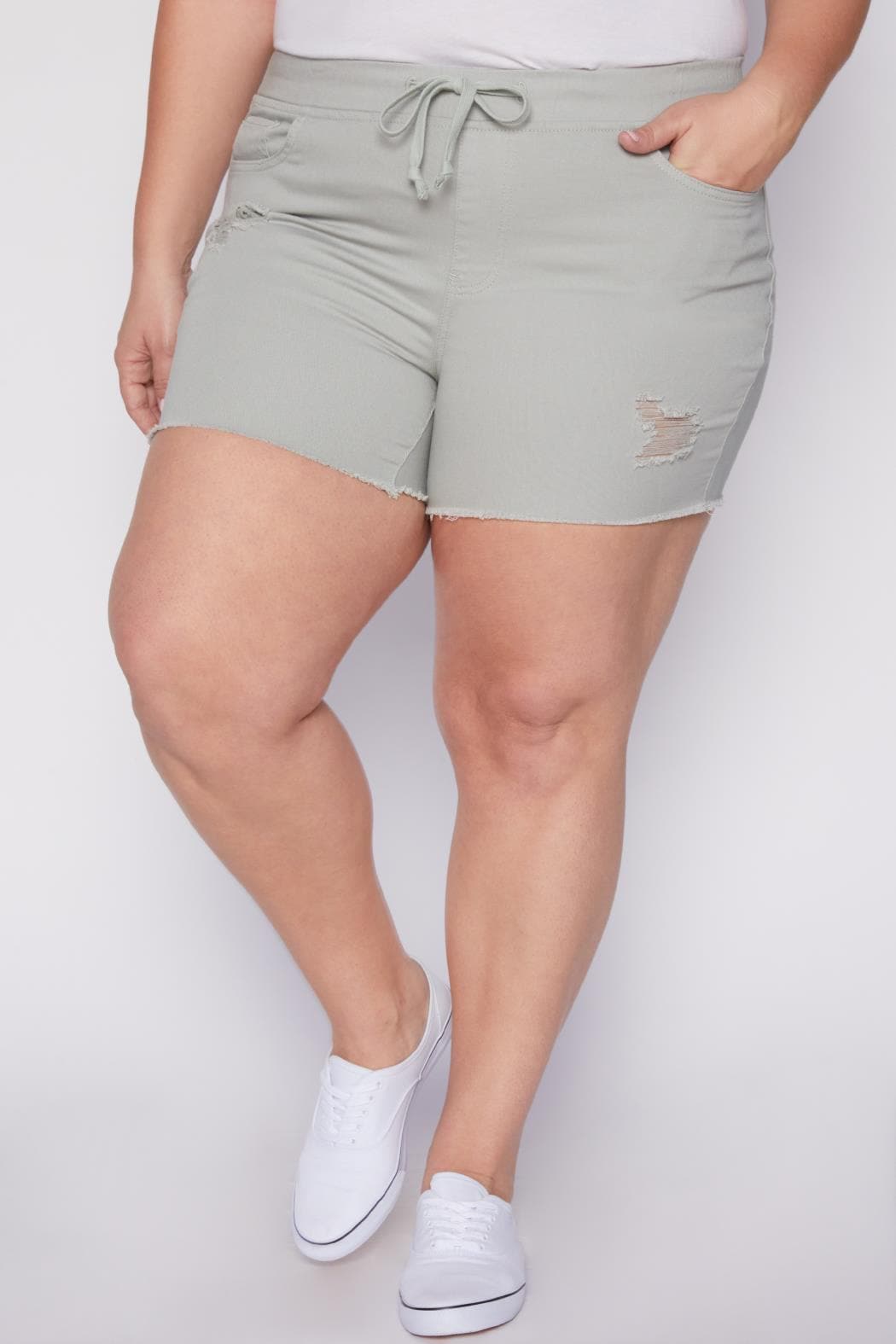 Womens Plus Size Jogger Shorts Xs235421