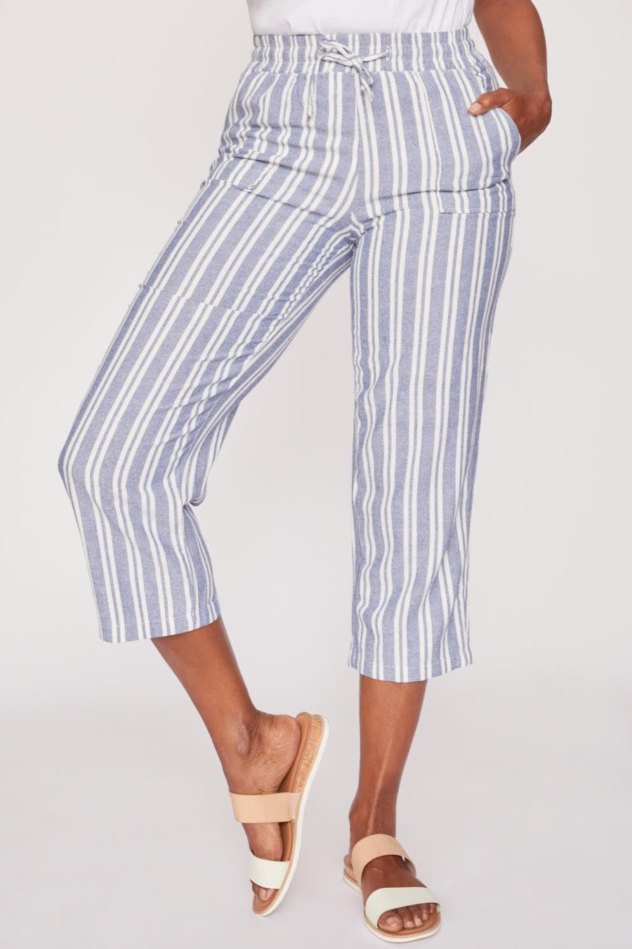 Blue White Stripe