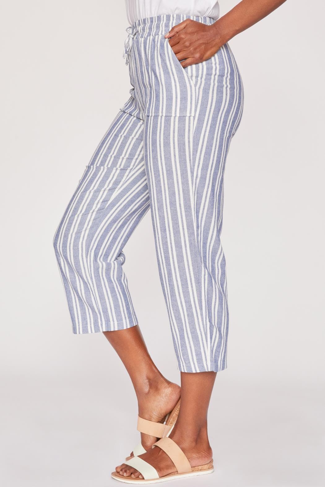 Blue White Stripe