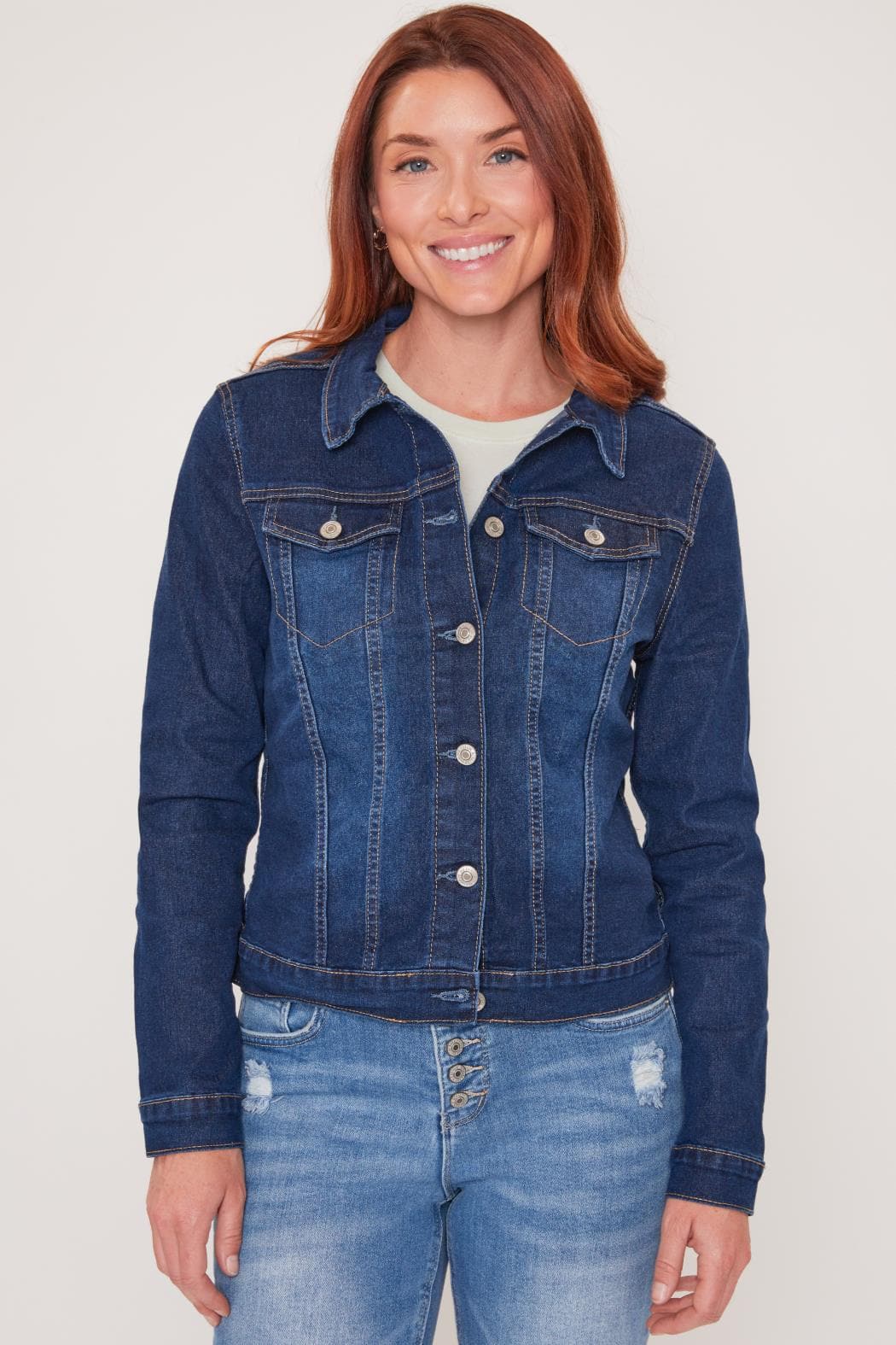 Women Classic Fit Denim Jacket Wj69855