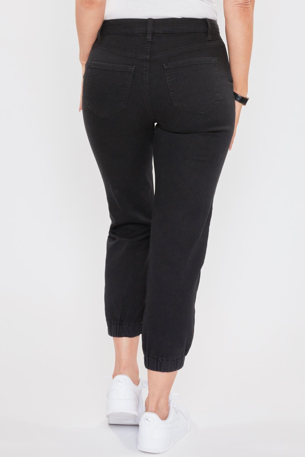 Women Petite Jogger Pant With Elastic Hem Pp60164