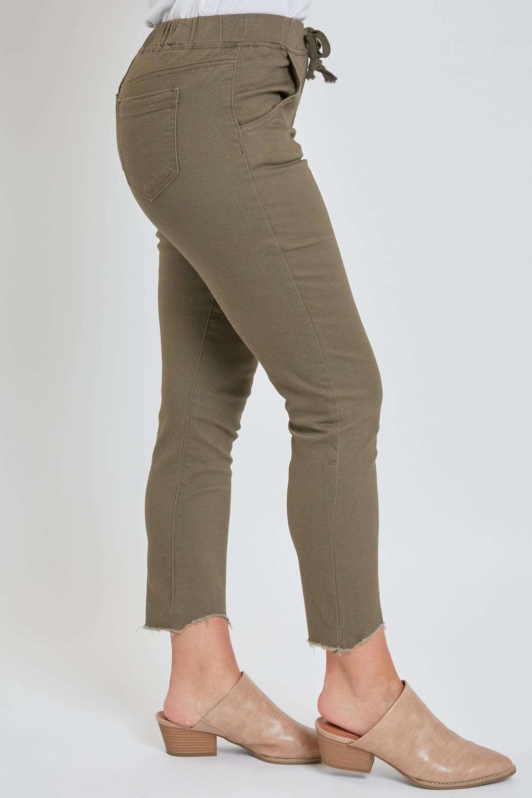 Women Petite Dog Bite Hem Jogger Pp96621