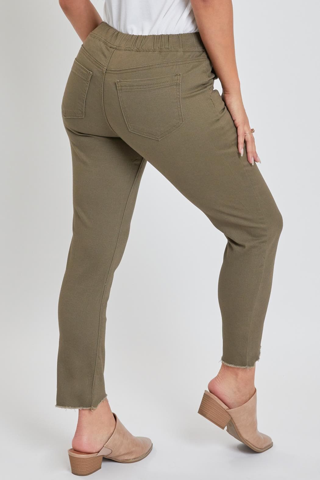 Women Petite Dog Bite Hem Jogger Pp96621