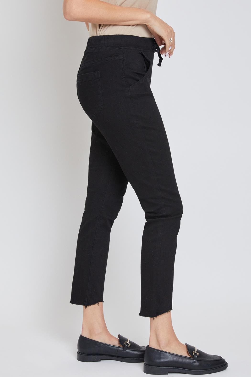 Women Pull On Pants With Dog Bite Hem Wp96621