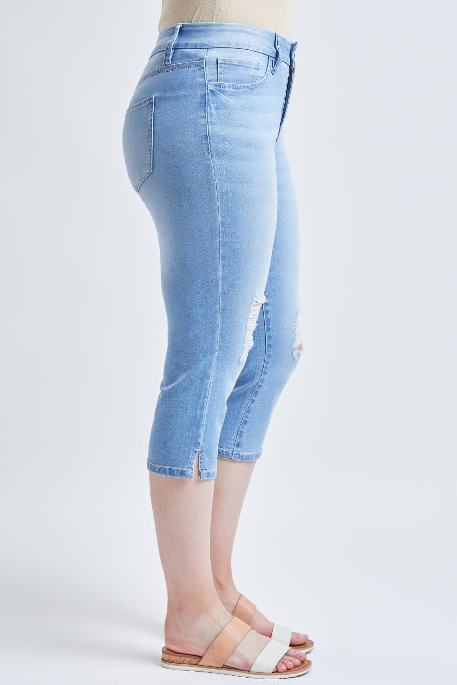 L Light Blue Rips