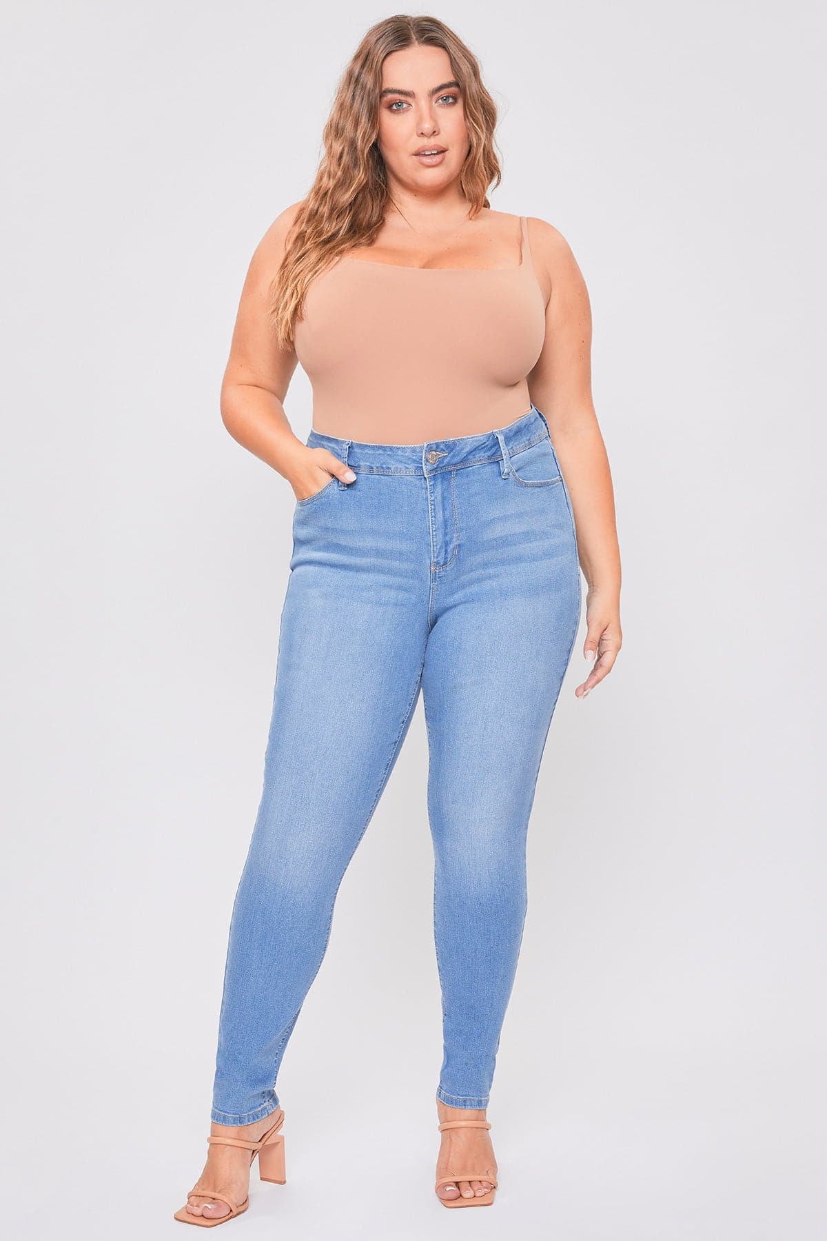 Plus Size Women's Essential Sustainable Skinny Jeans