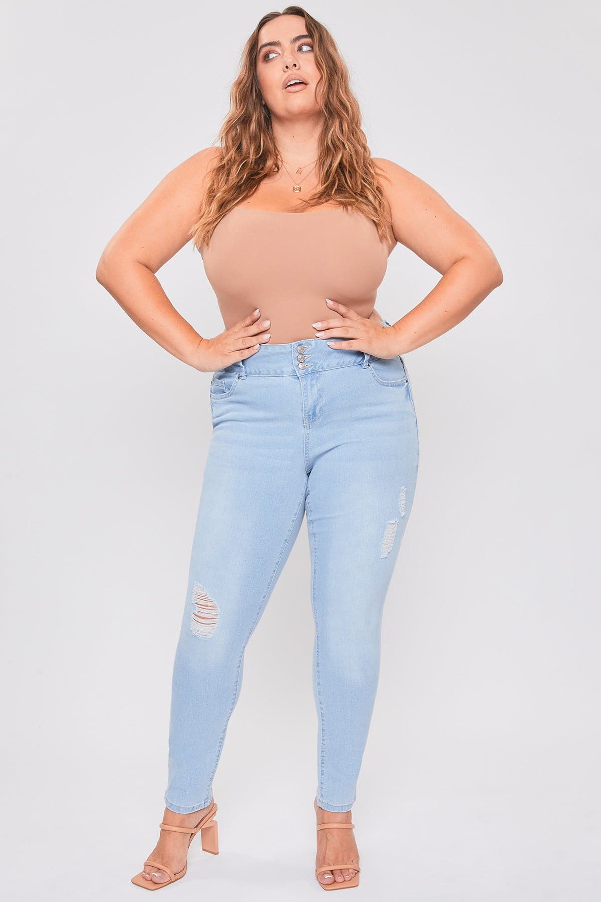 Plus Size Women's Essential Sustainable Skinny Jeans