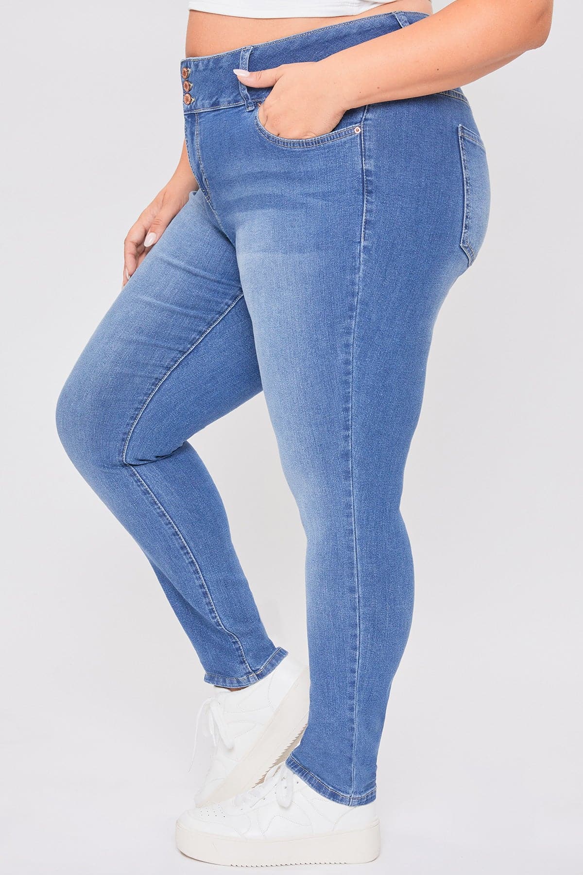 Plus Size Women's Essential Sustainable Skinny Jeans